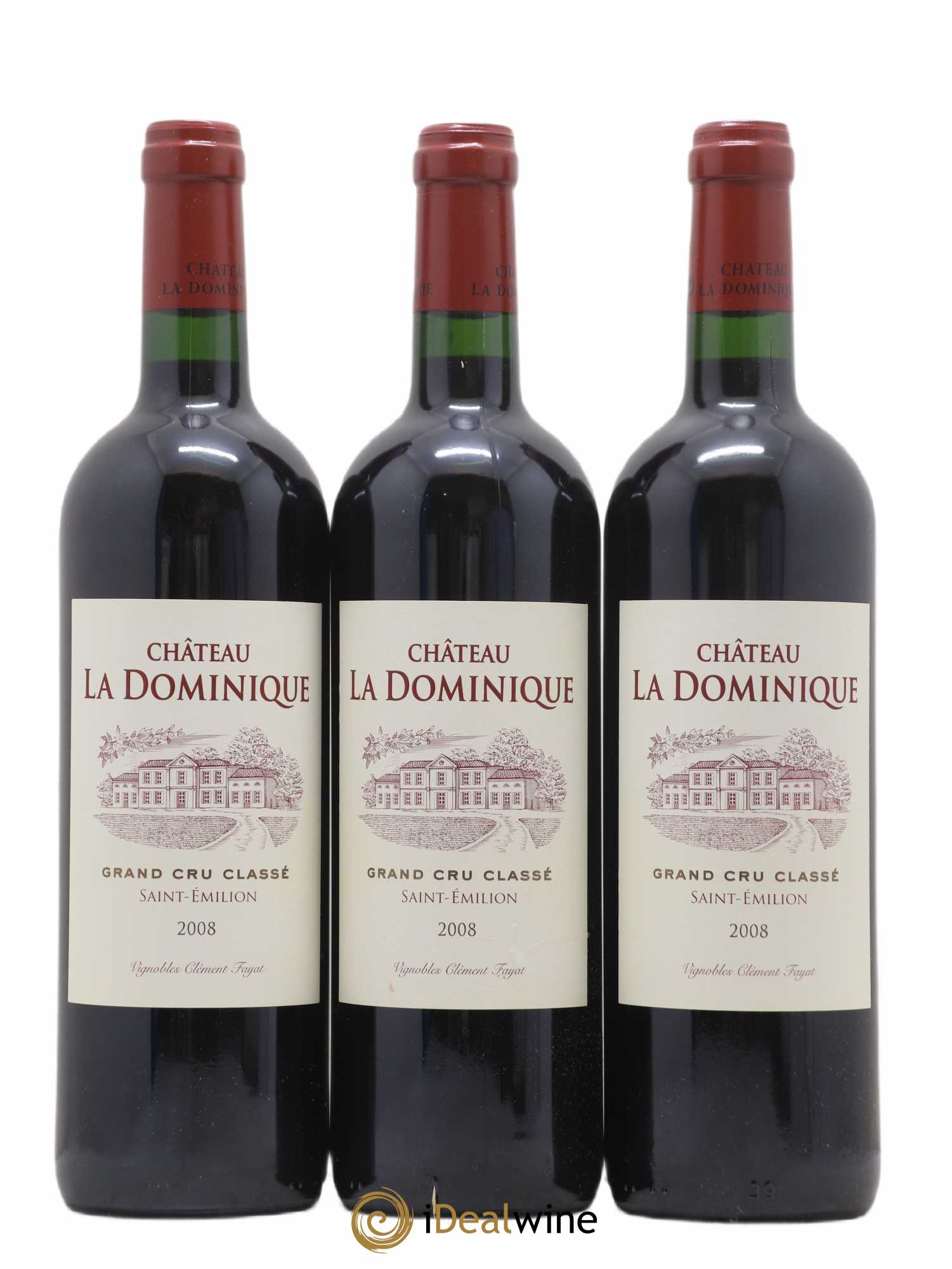 Château la Dominique Grand Cru Classé 2008 - Lot de 12 bouteilles - 2