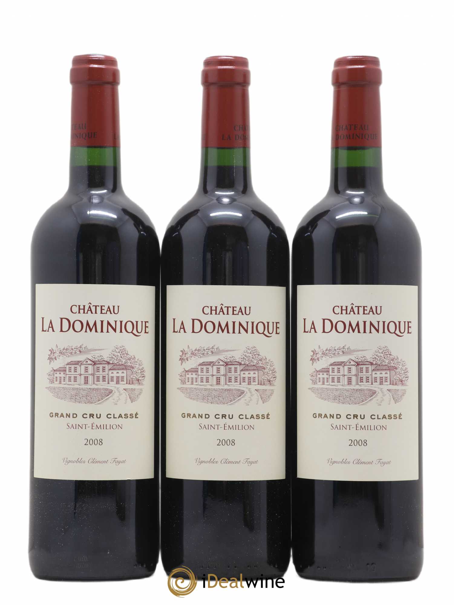 Château la Dominique Grand Cru Classé 2008 - Lot de 12 bouteilles - 3