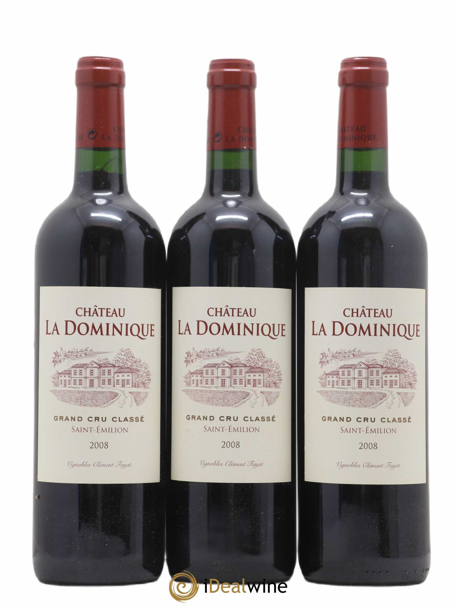 Château la Dominique Grand Cru Classé 2008 - Lot de 12 bouteilles - 4