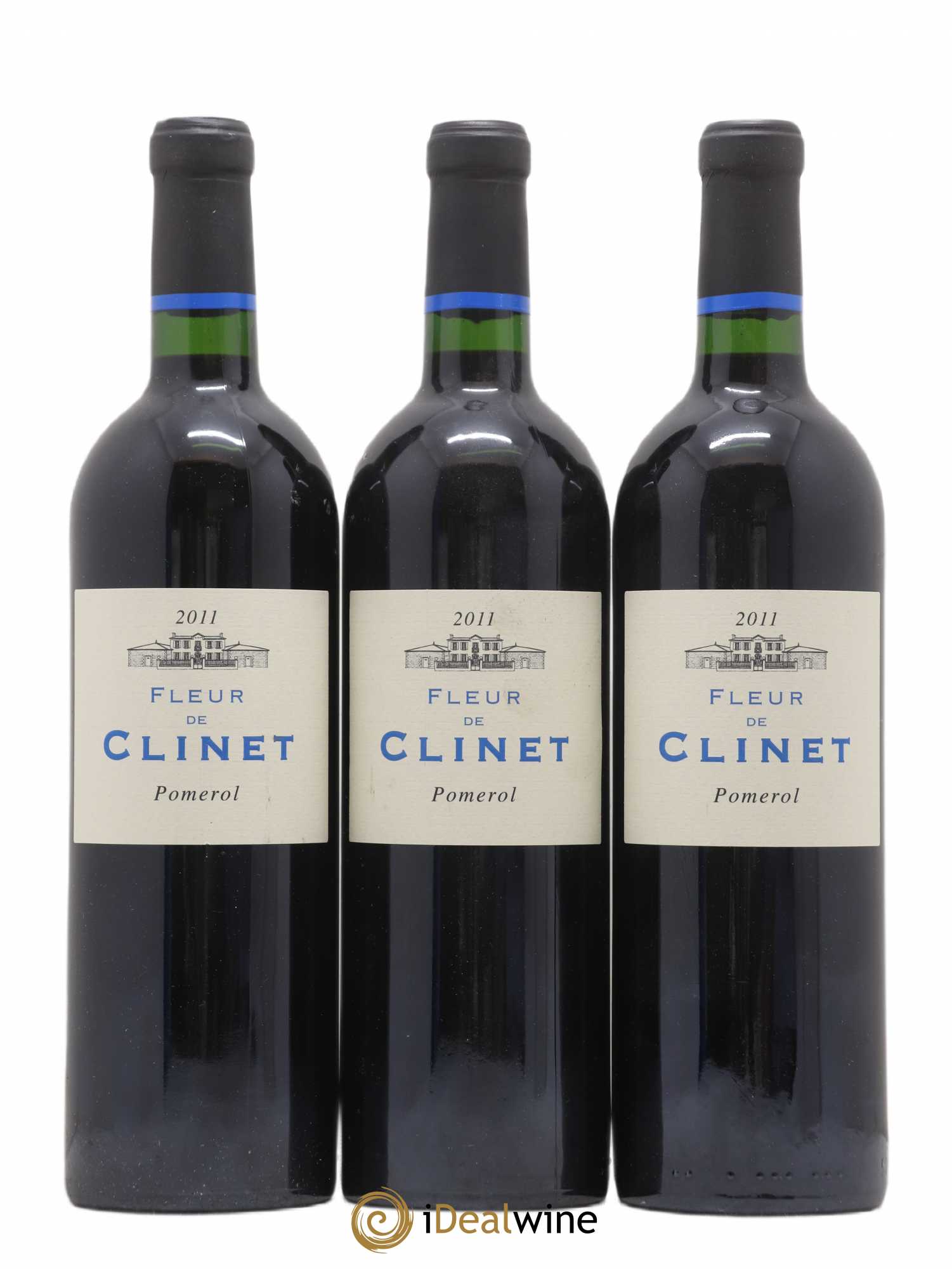 Pomerol Fleur de Clinet 2011 - Lot de 3 bouteilles - 0