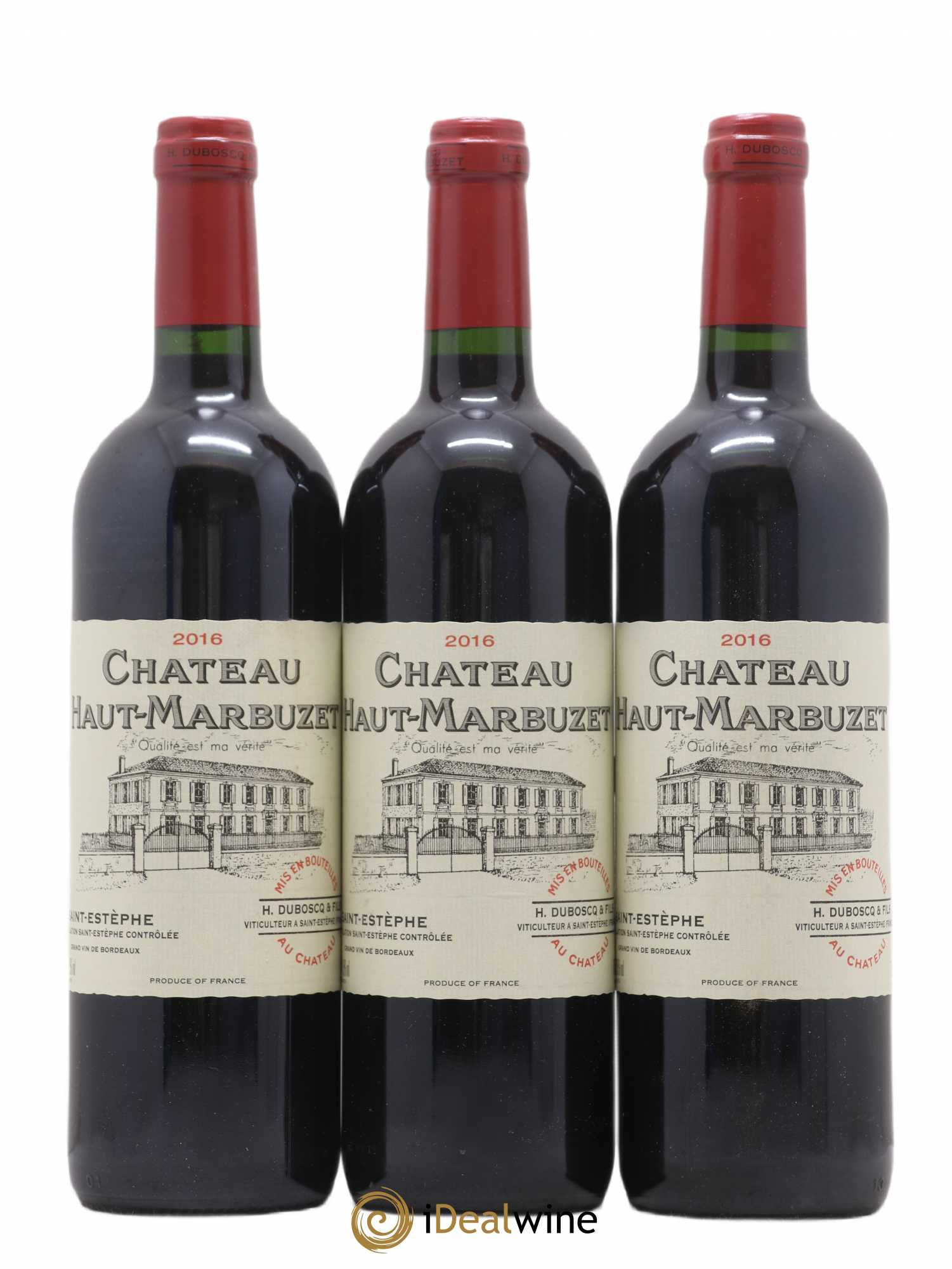 Château Haut Marbuzet 2016 - Lot de 3 bouteilles - 0