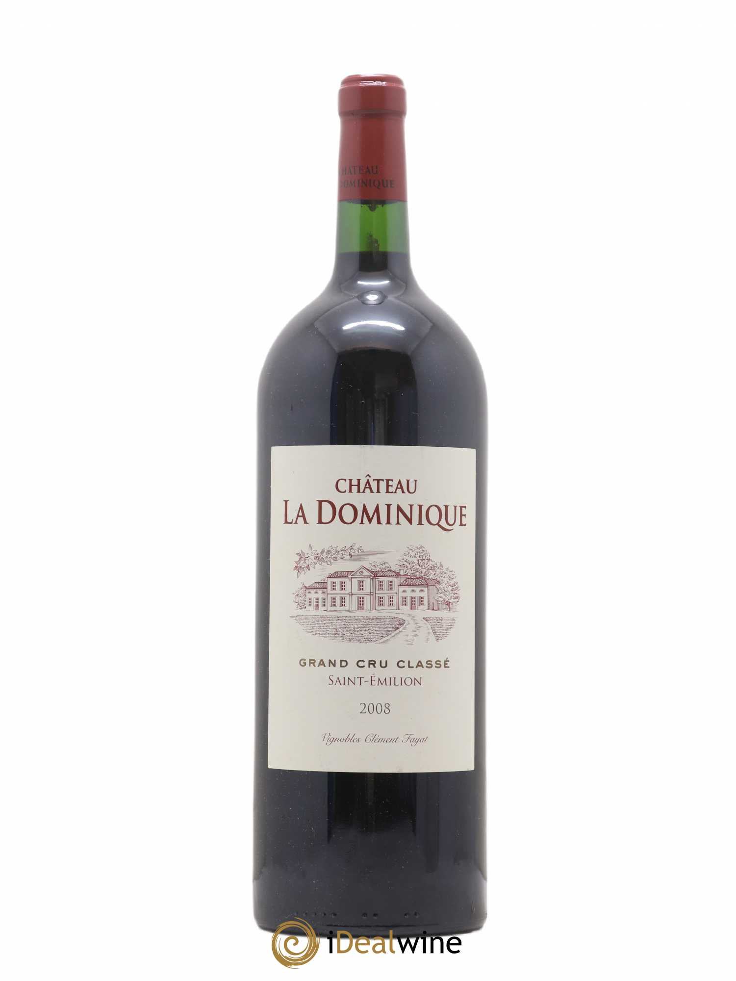 Château la Dominique Grand Cru Classé 2008 - Lot de 1 magnum - 0