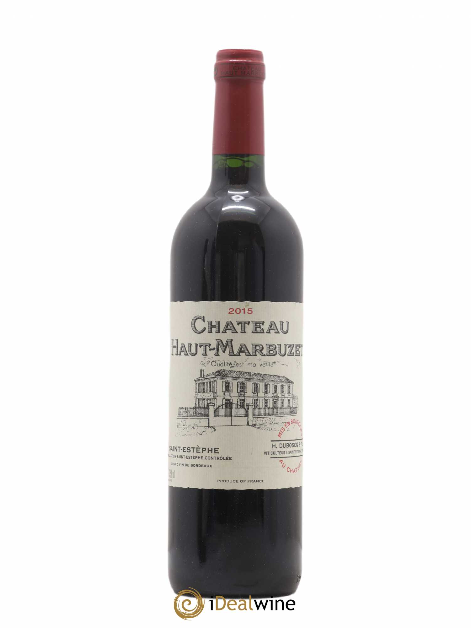 Château Haut Marbuzet 2015 - Lot de 1 bouteille - 0