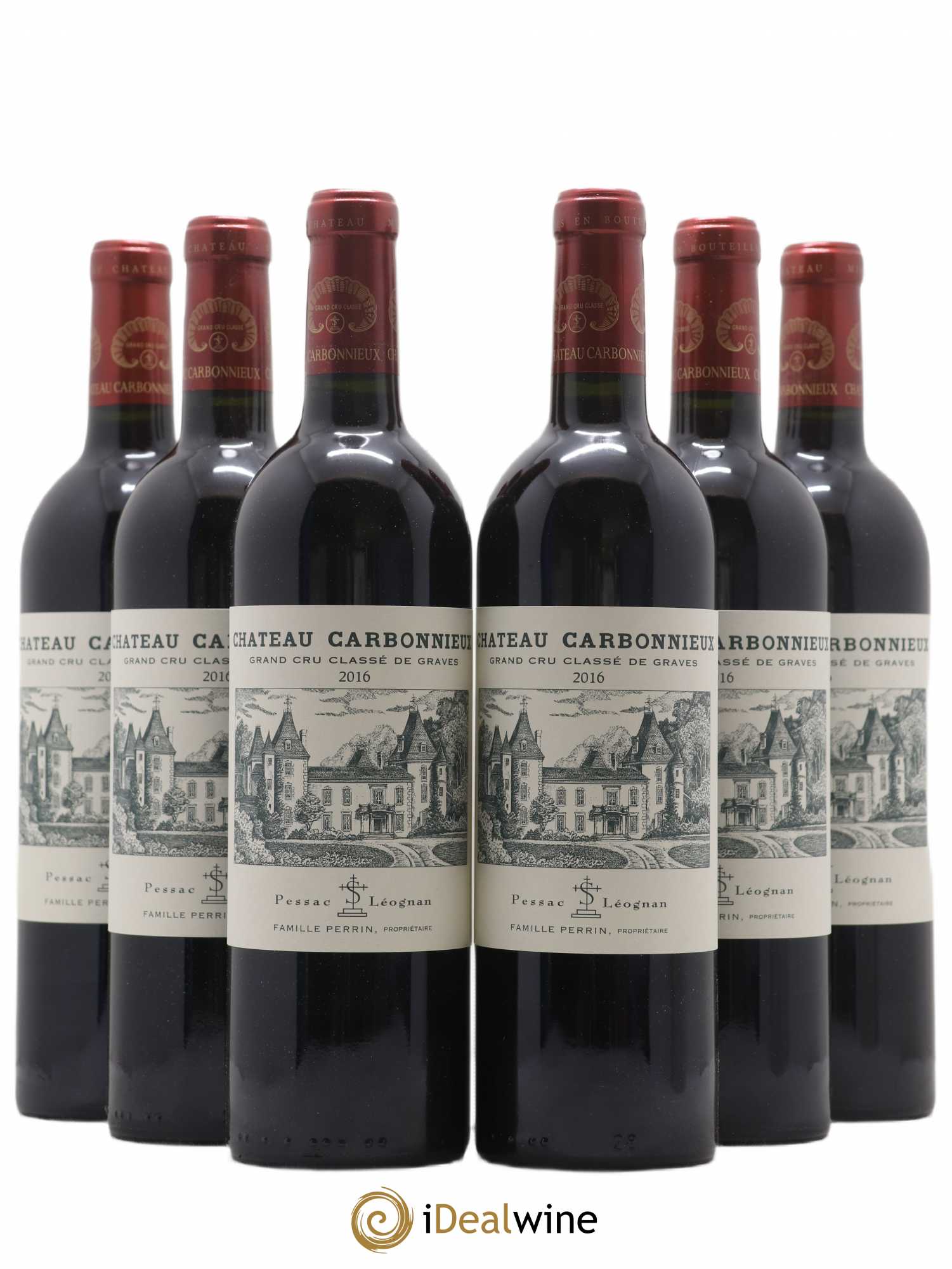 Château Carbonnieux Cru Classé de Graves 2016 - Lot de 6 bouteilles - 0