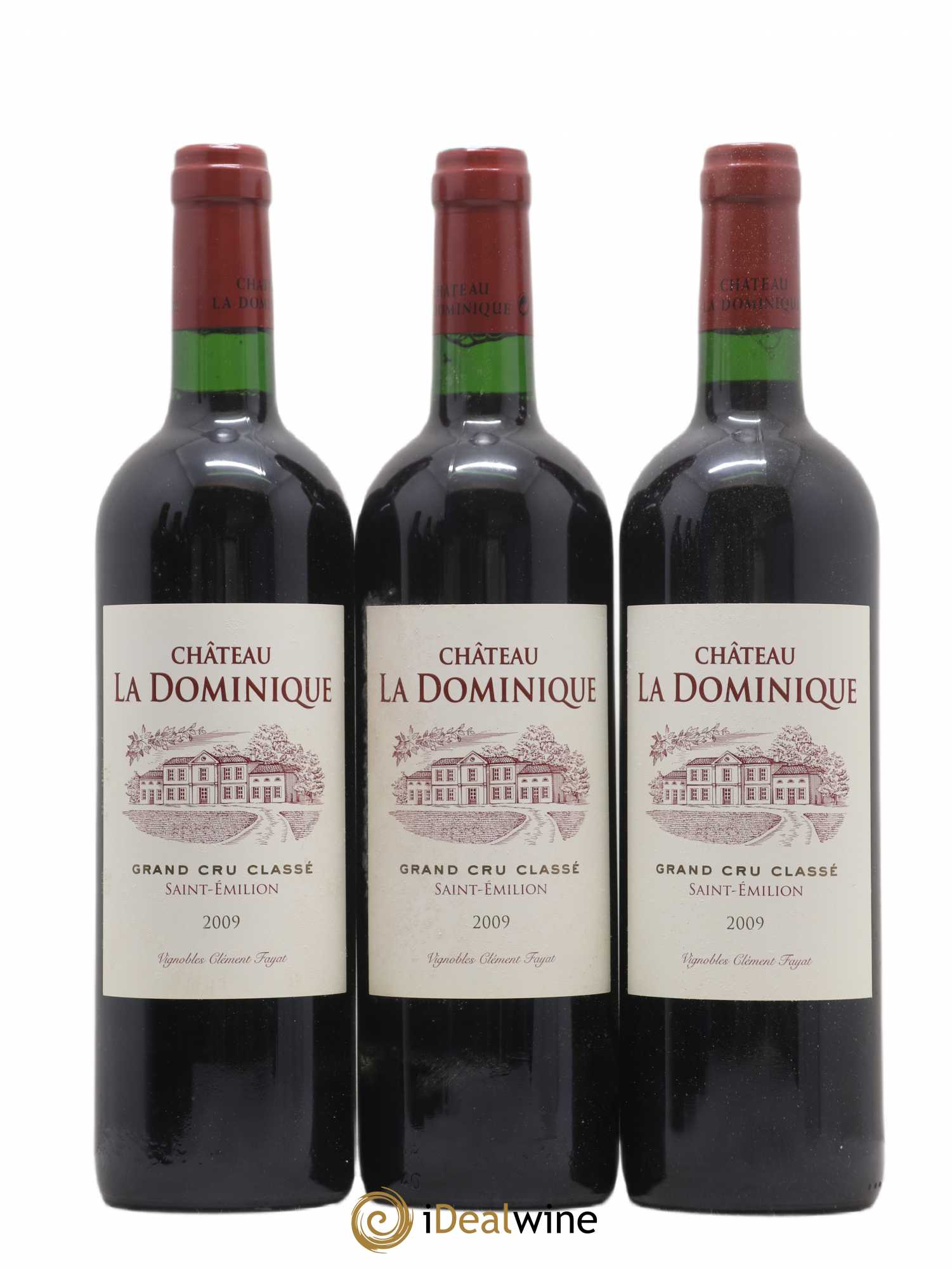Château la Dominique Grand Cru Classé 2009 - Lot de 6 bouteilles - 1