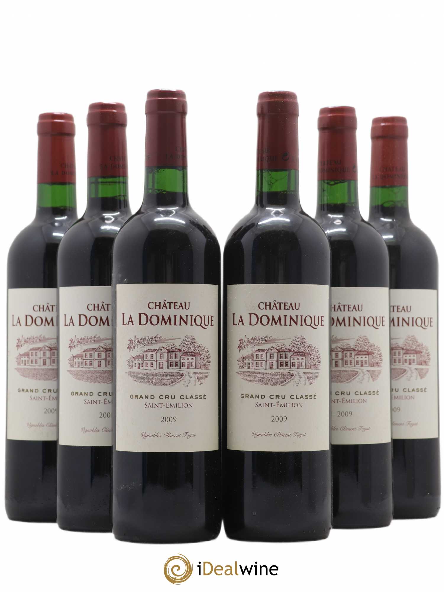 Château la Dominique Grand Cru Classé 2009 - Lot de 6 bouteilles - 0