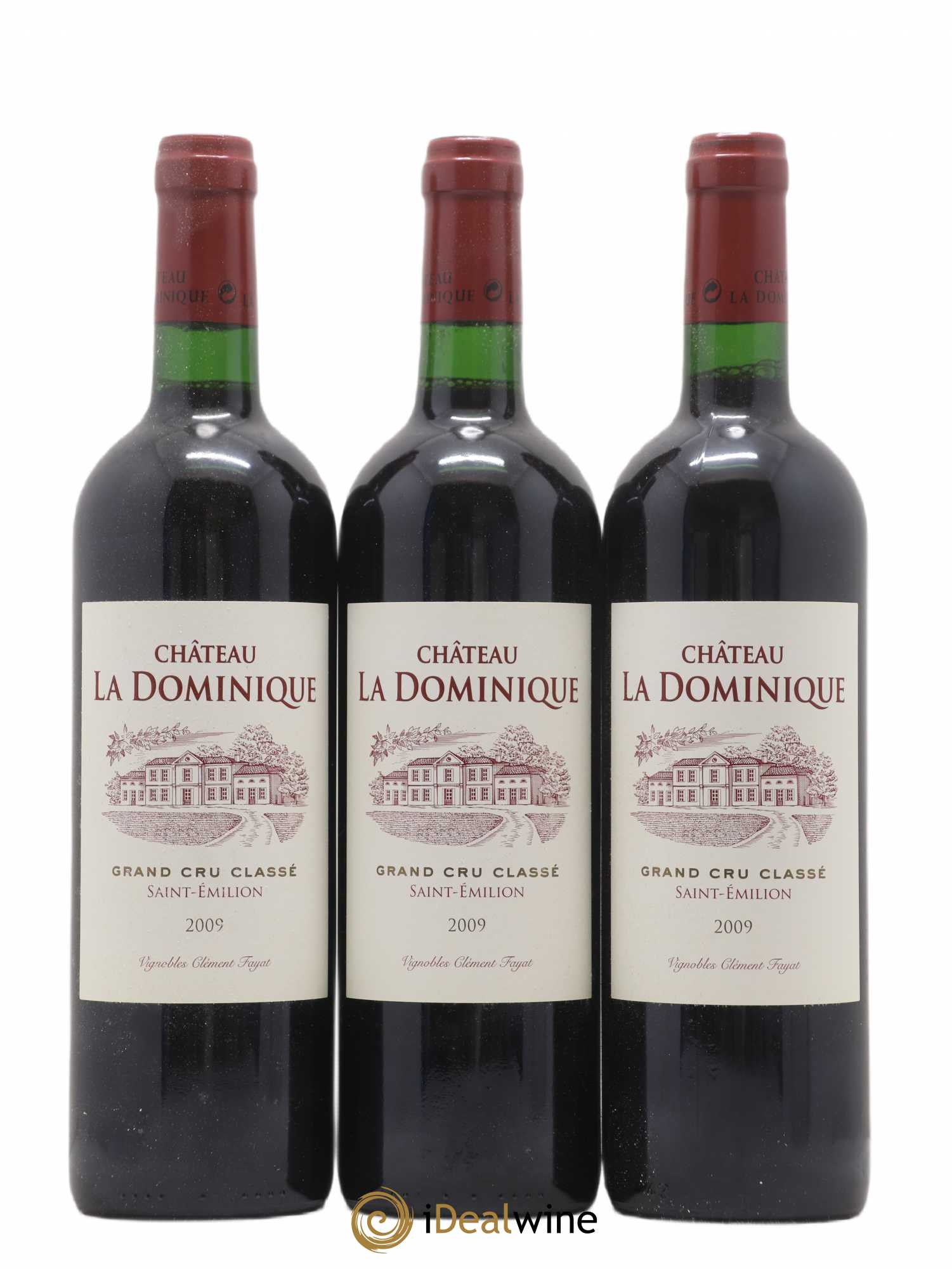 Château la Dominique Grand Cru Classé 2009 - Lot de 6 bouteilles - 1