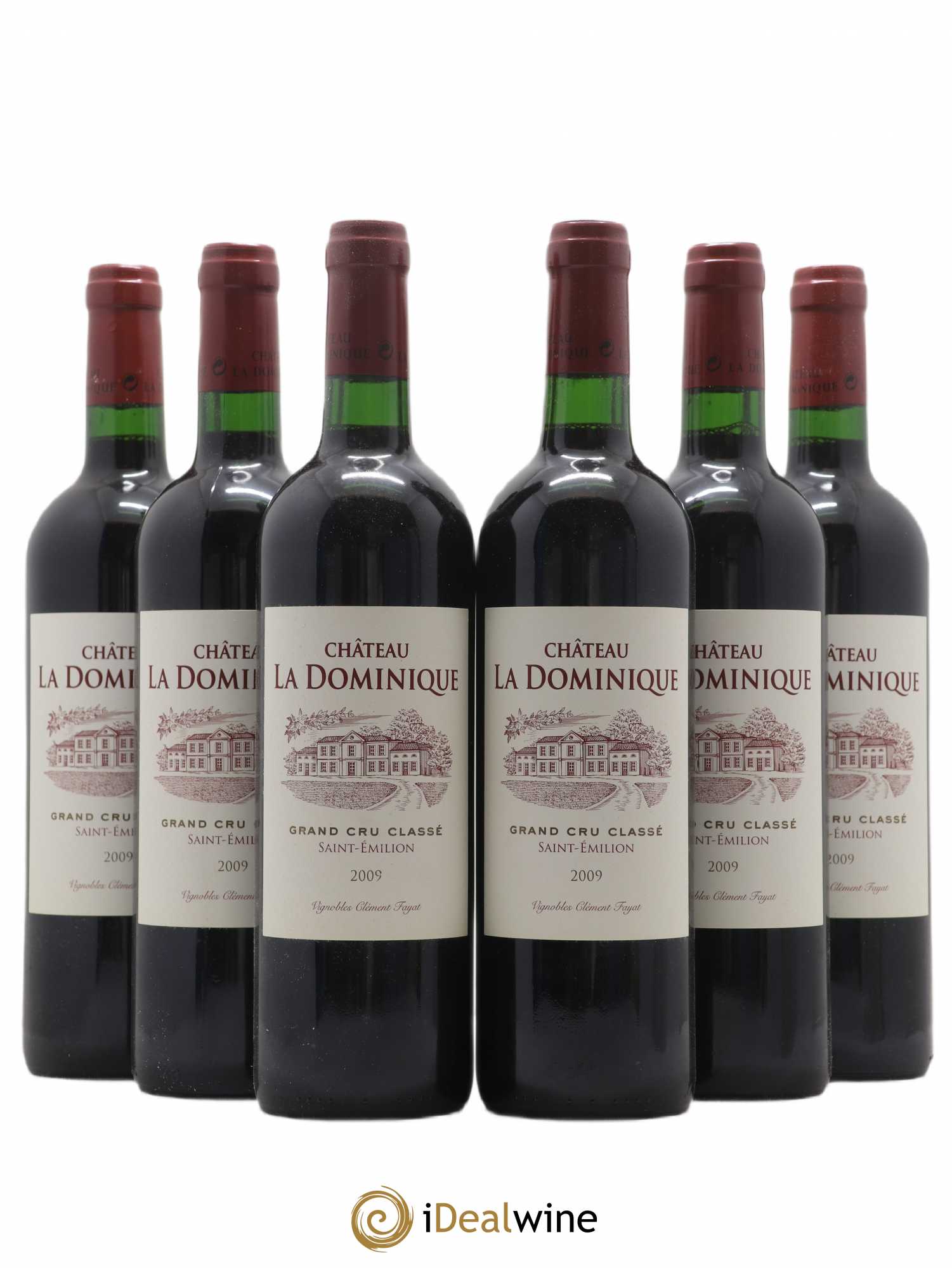 Château la Dominique Grand Cru Classé 2009 - Lot de 6 bouteilles - 0