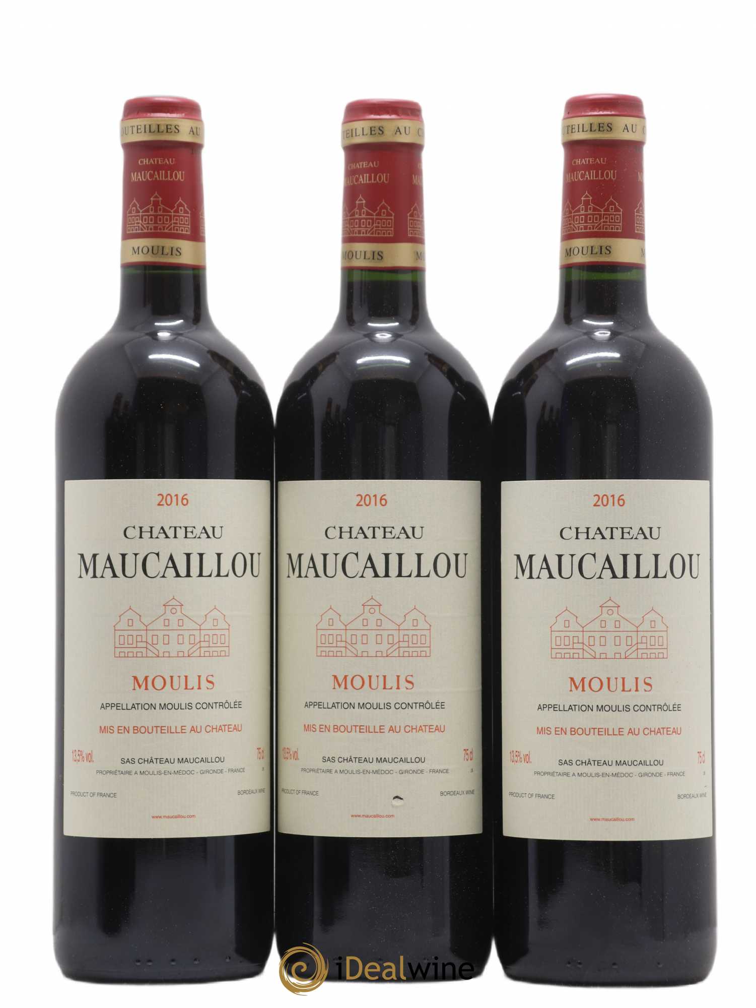Château Maucaillou 2016 - Lot de 6 bouteilles - 1