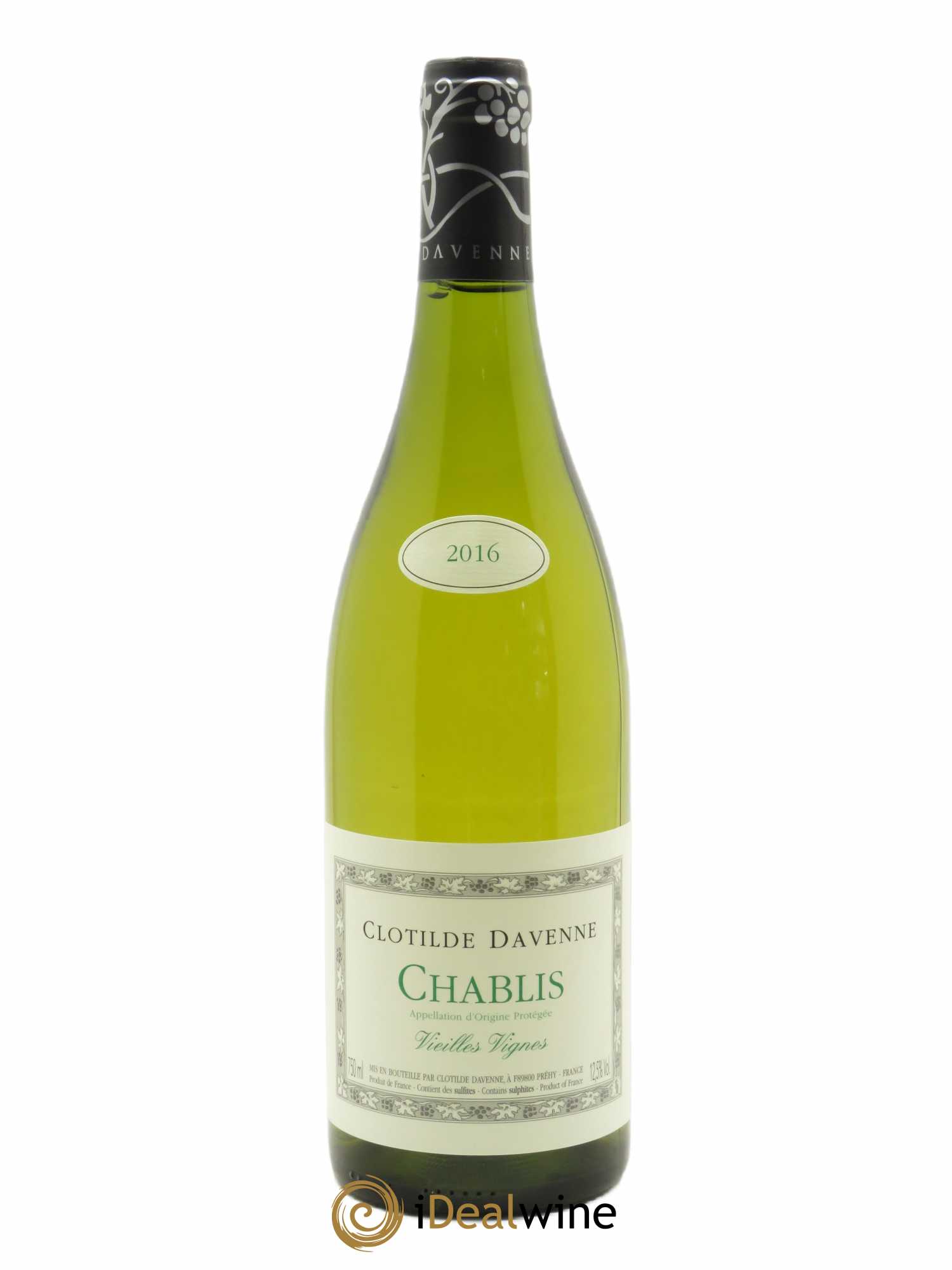 Chablis Vieilles vignes Clotilde Davenne 2016 - Lot de 1 bouteille - 0