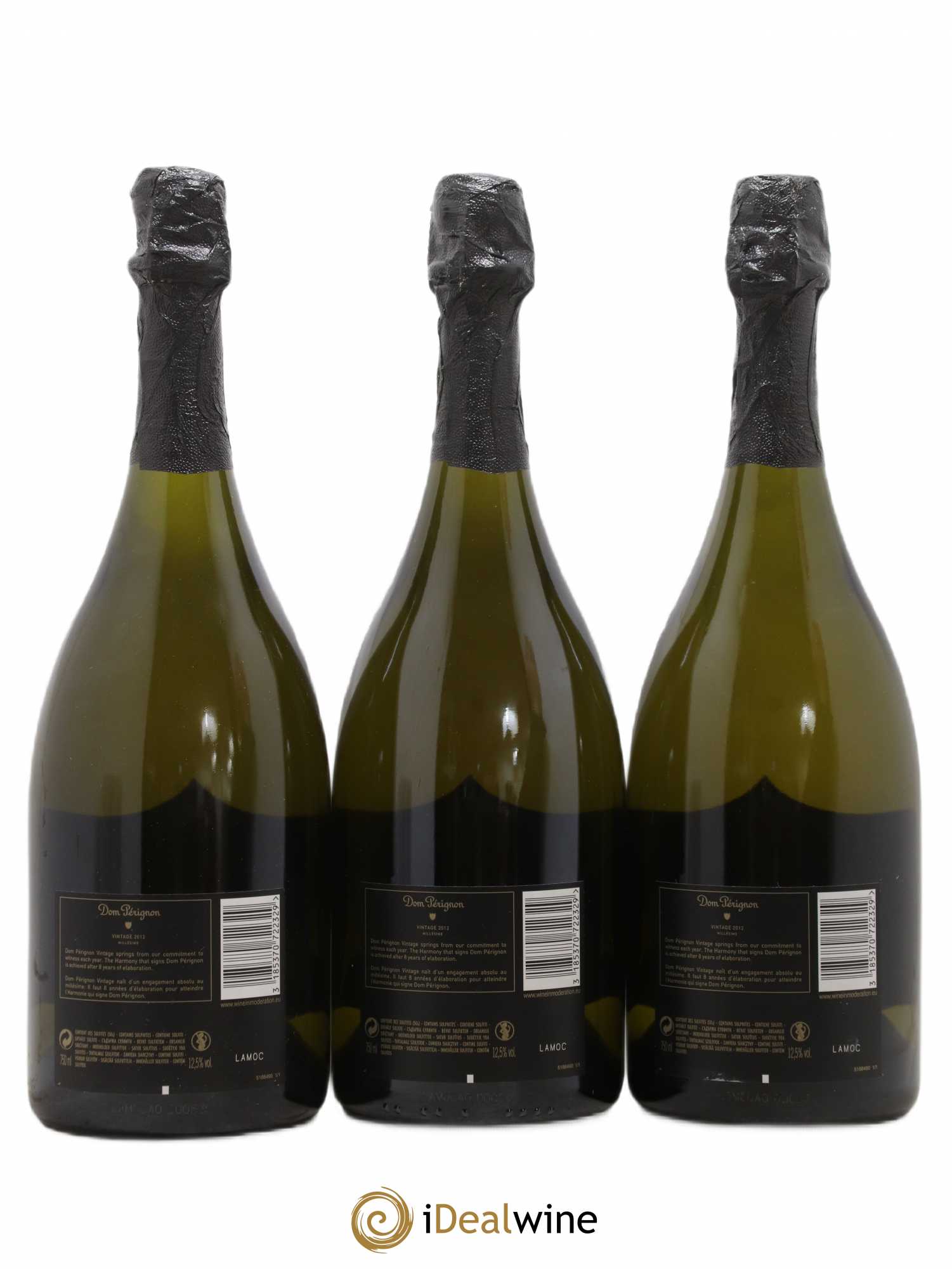 Brut Dom Pérignon 2012 - Lot de 3 bouteilles - 1