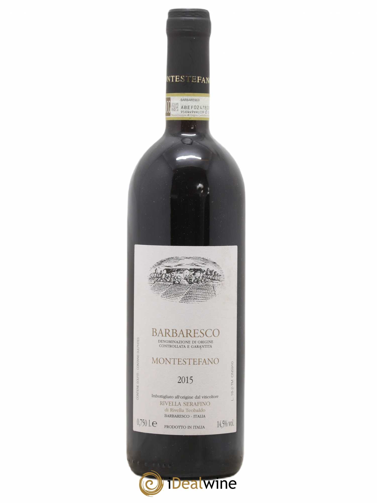Barbaresco DOCG Montestefano Rivella Serafino 2015 - Lot de 1 bouteille - 0
