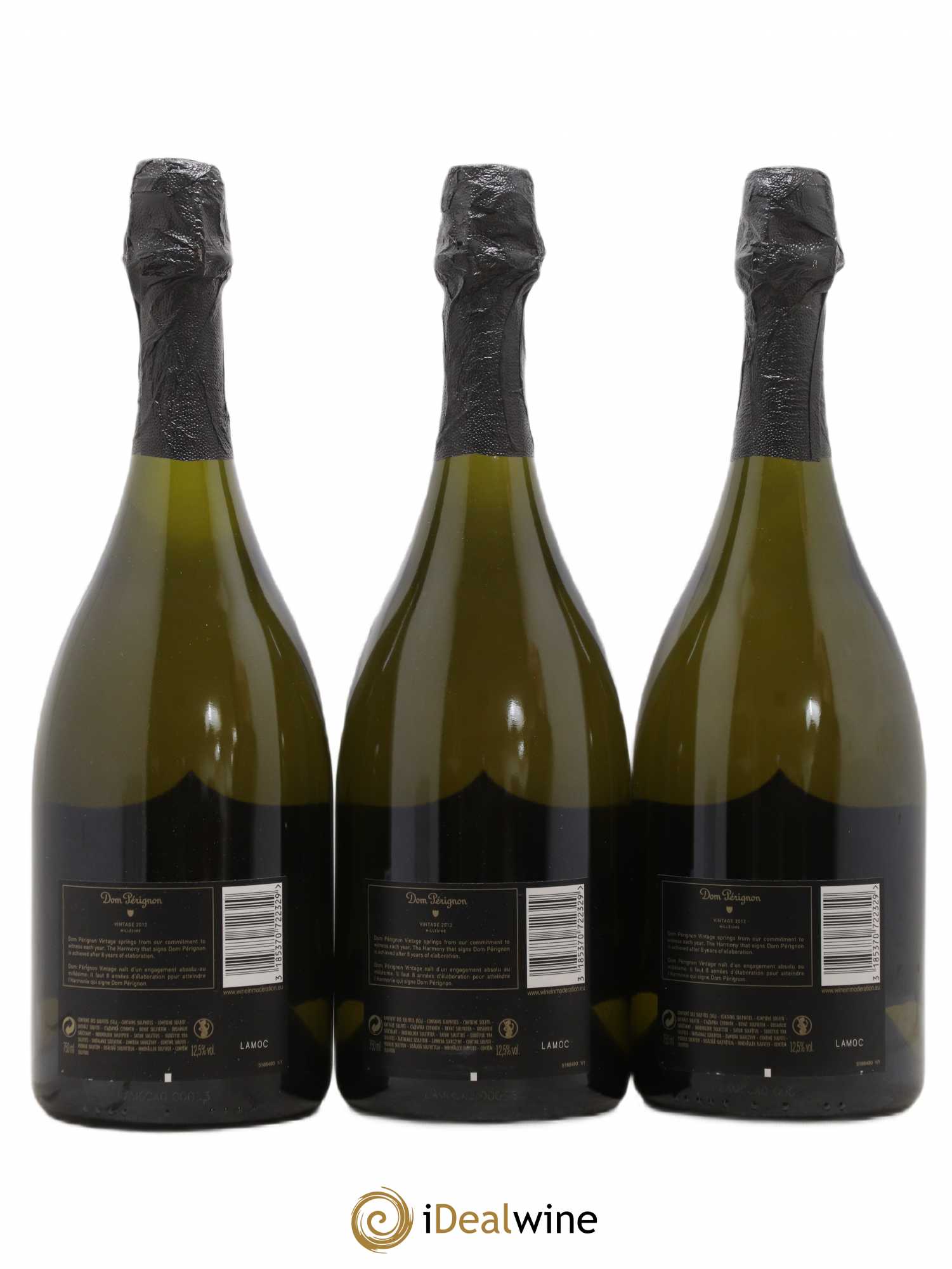 Brut Dom Pérignon 2012 - Lot de 3 bouteilles - 1