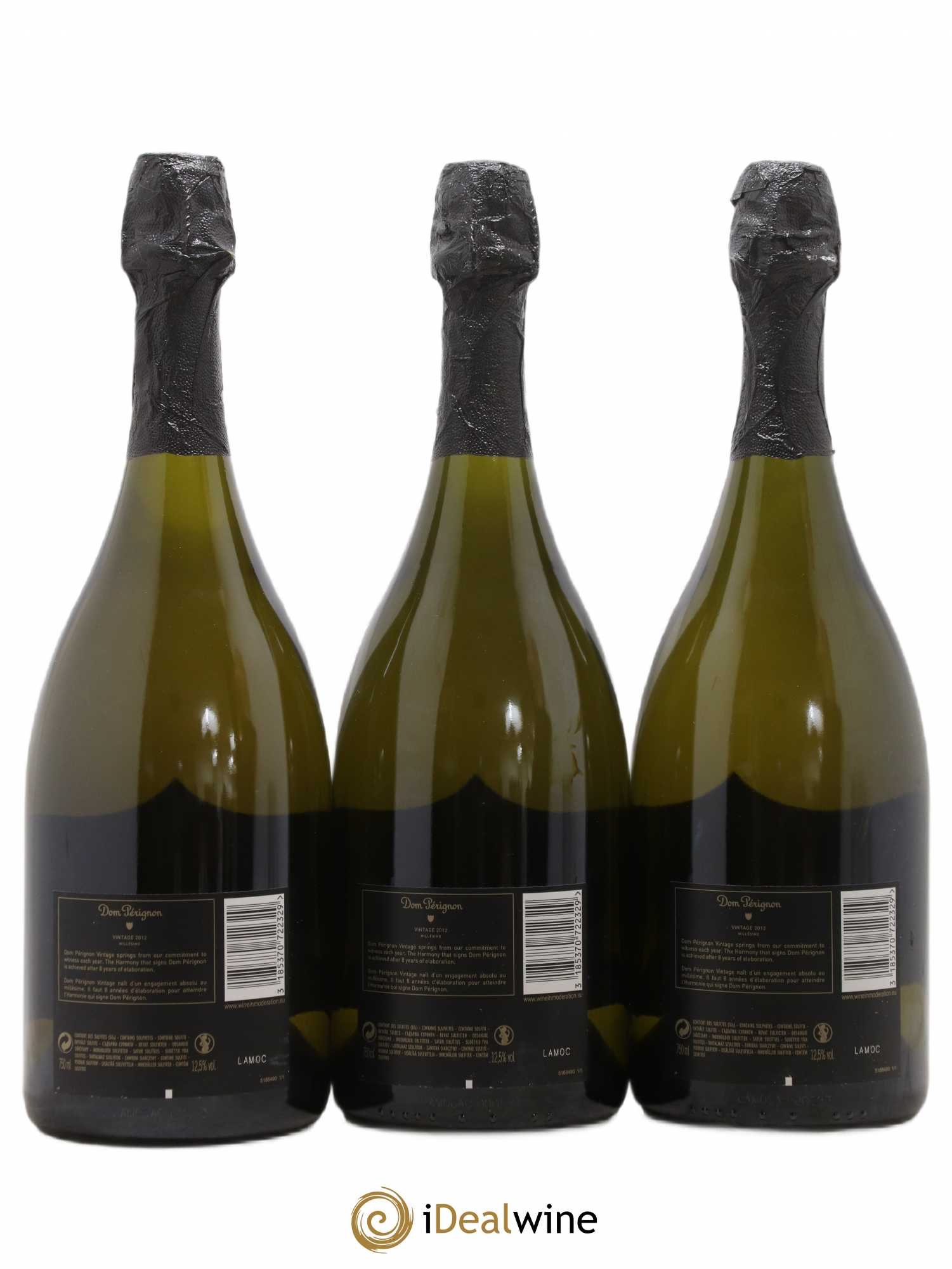 Brut Dom Pérignon 2012 - Lot de 3 bouteilles - 1