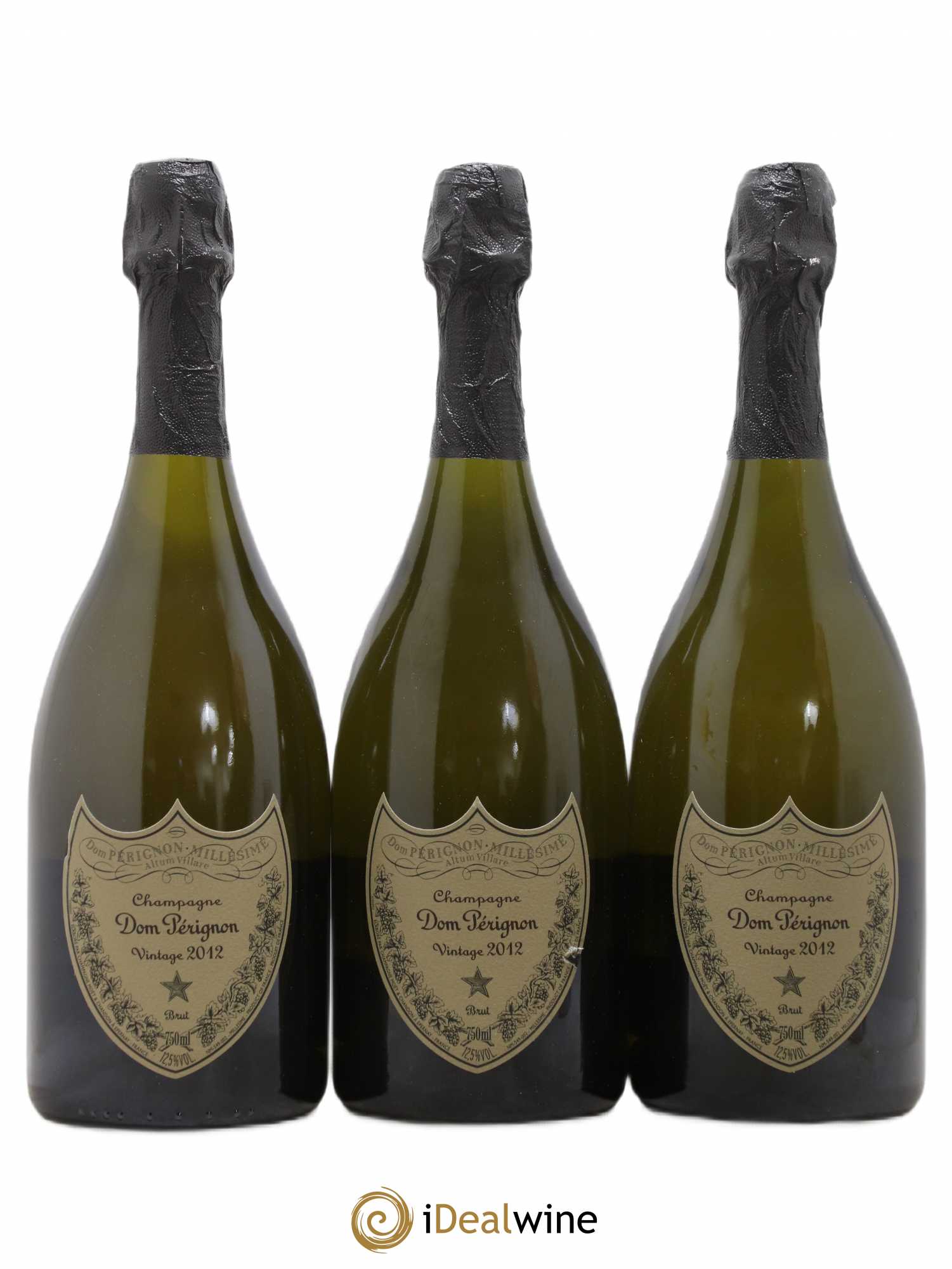 Brut Dom Pérignon 2012 - Lot de 3 bouteilles - 0