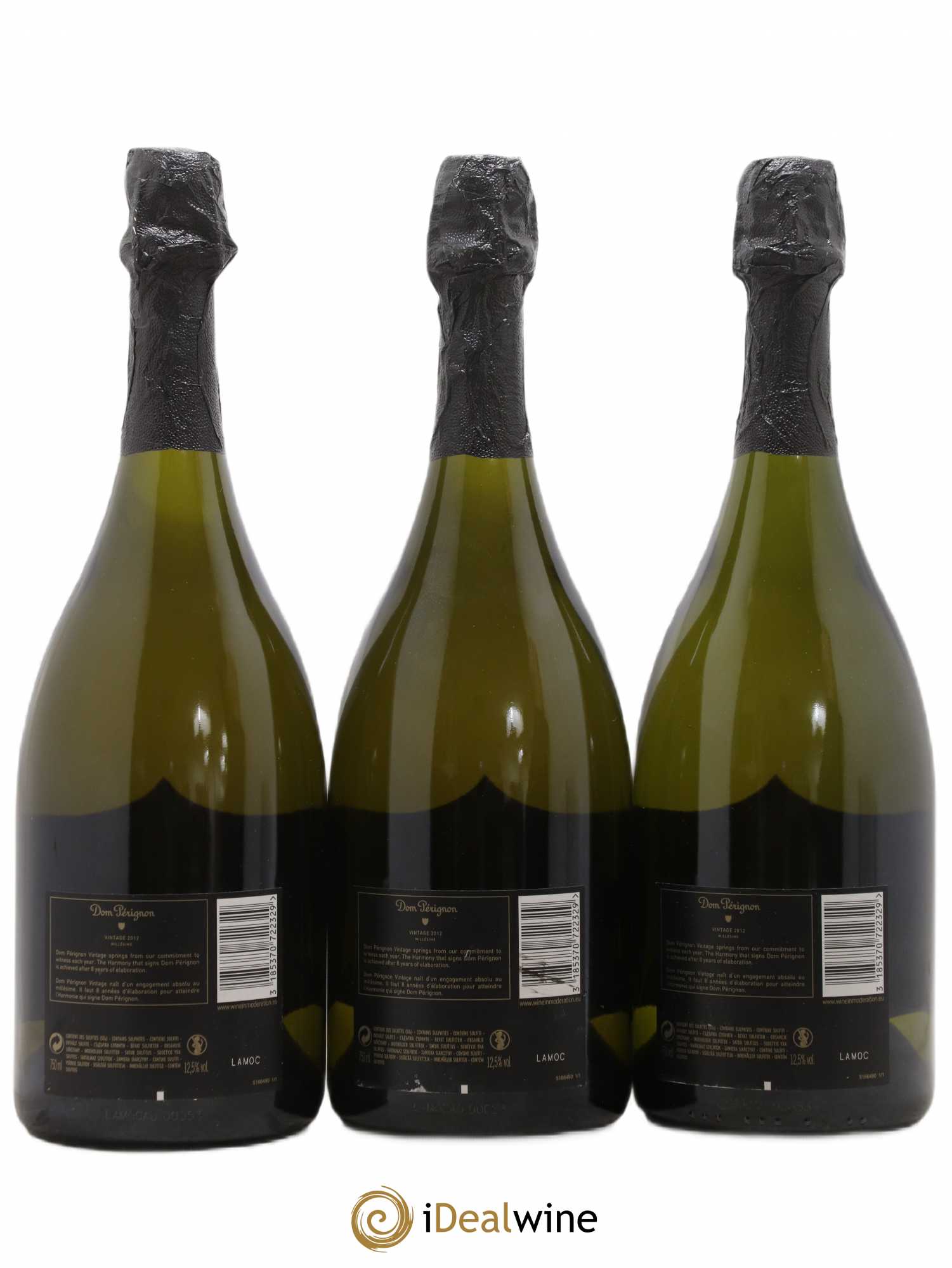 Brut Dom Pérignon 2012 - Lot de 3 bouteilles - 1