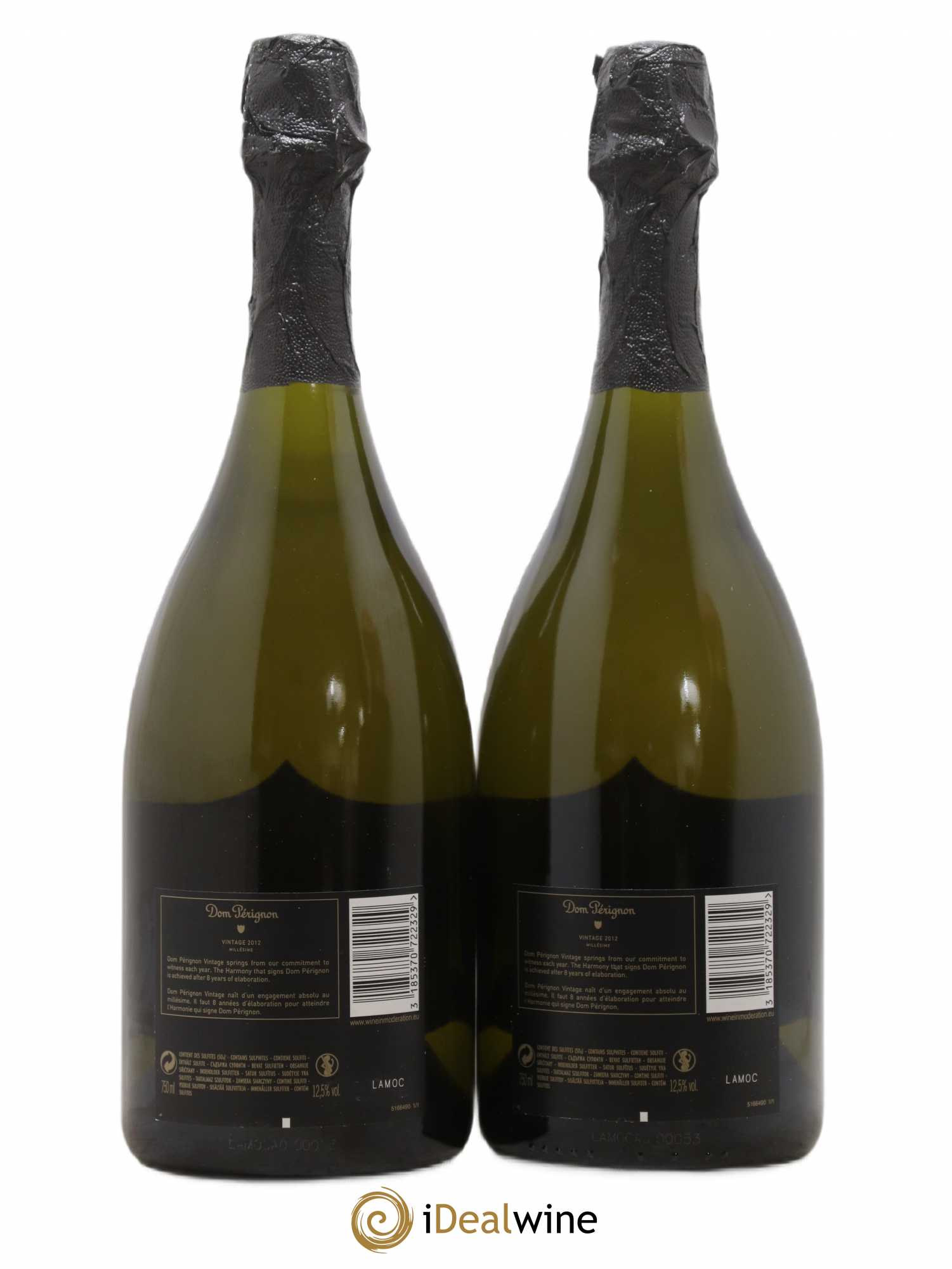 Brut Dom Pérignon 2012 - Lot de 2 bouteilles - 1