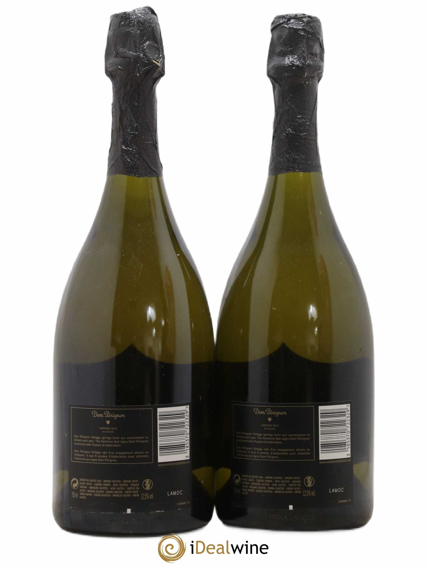 Brut Dom Pérignon 2012 - Lot de 2 bouteilles - 1