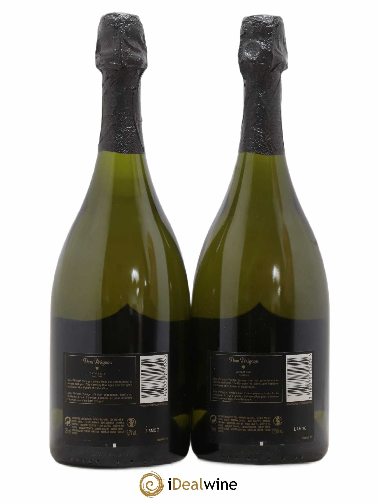 Brut Dom Pérignon 2012 - Lot de 2 bouteilles - 1