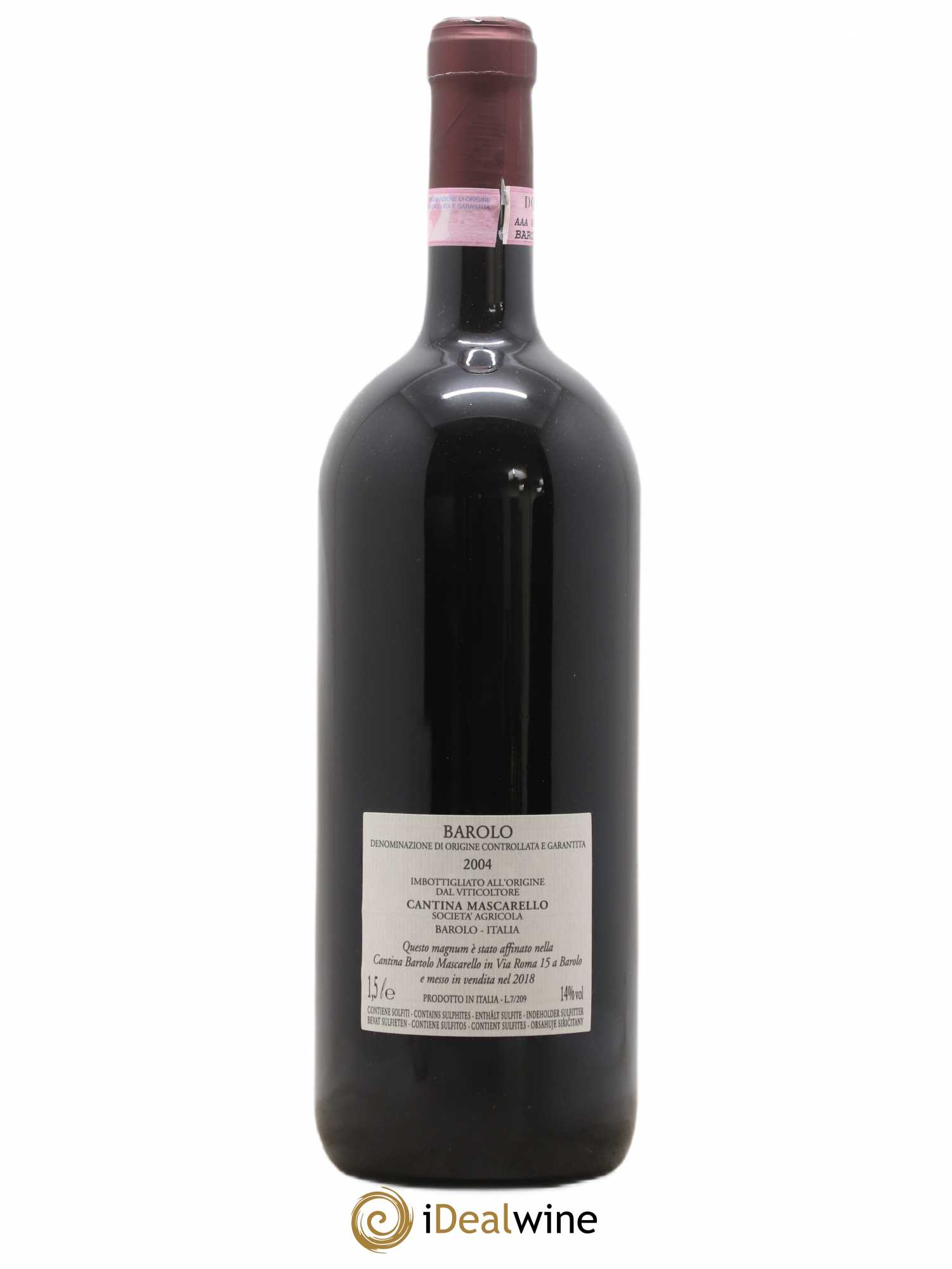 Barolo DOCG Bartolo Mascarello 2004 - Lot de 1 magnum - 1