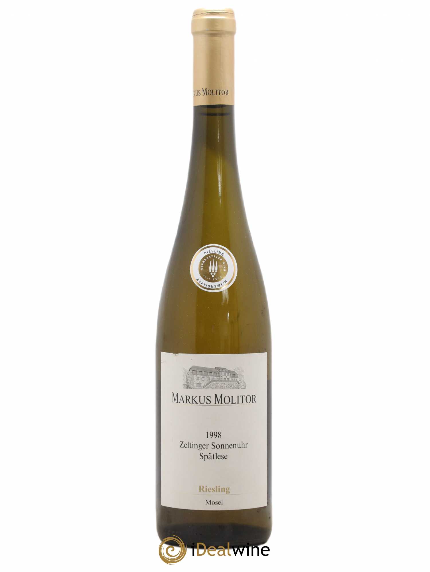 Riesling Markus Molitor Zeltinger Sonnenuhr Spätlese White Capsule 1998 - Lot de 1 bouteille - 0