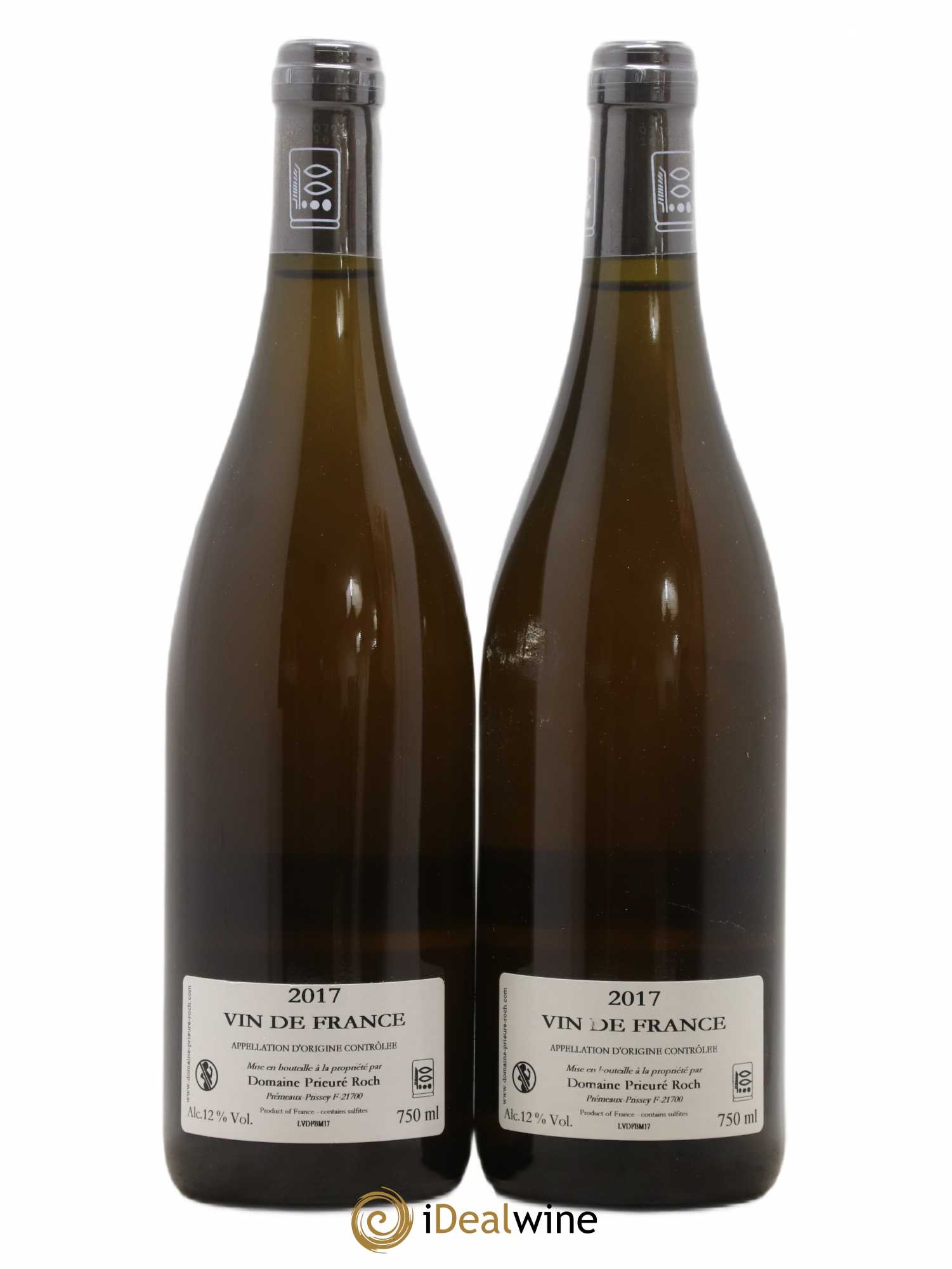 Vin de France Blanc de Macération Prieuré Roch 2017 - Lot de 2 bouteilles - 1