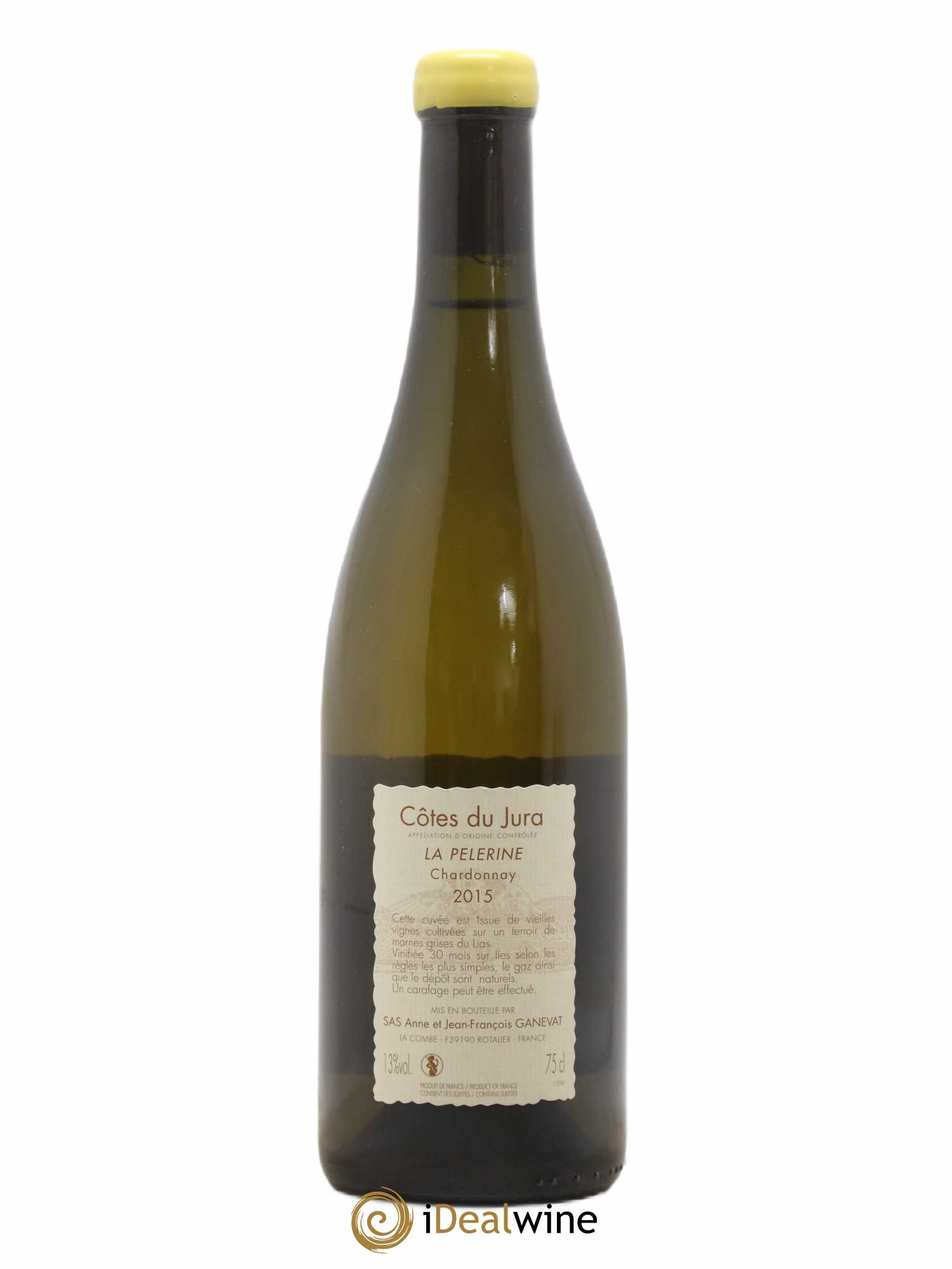 Côtes du Jura La Pélerine Anne et Jean François Ganevat 2015 - Lot de 1 bouteille - 1
