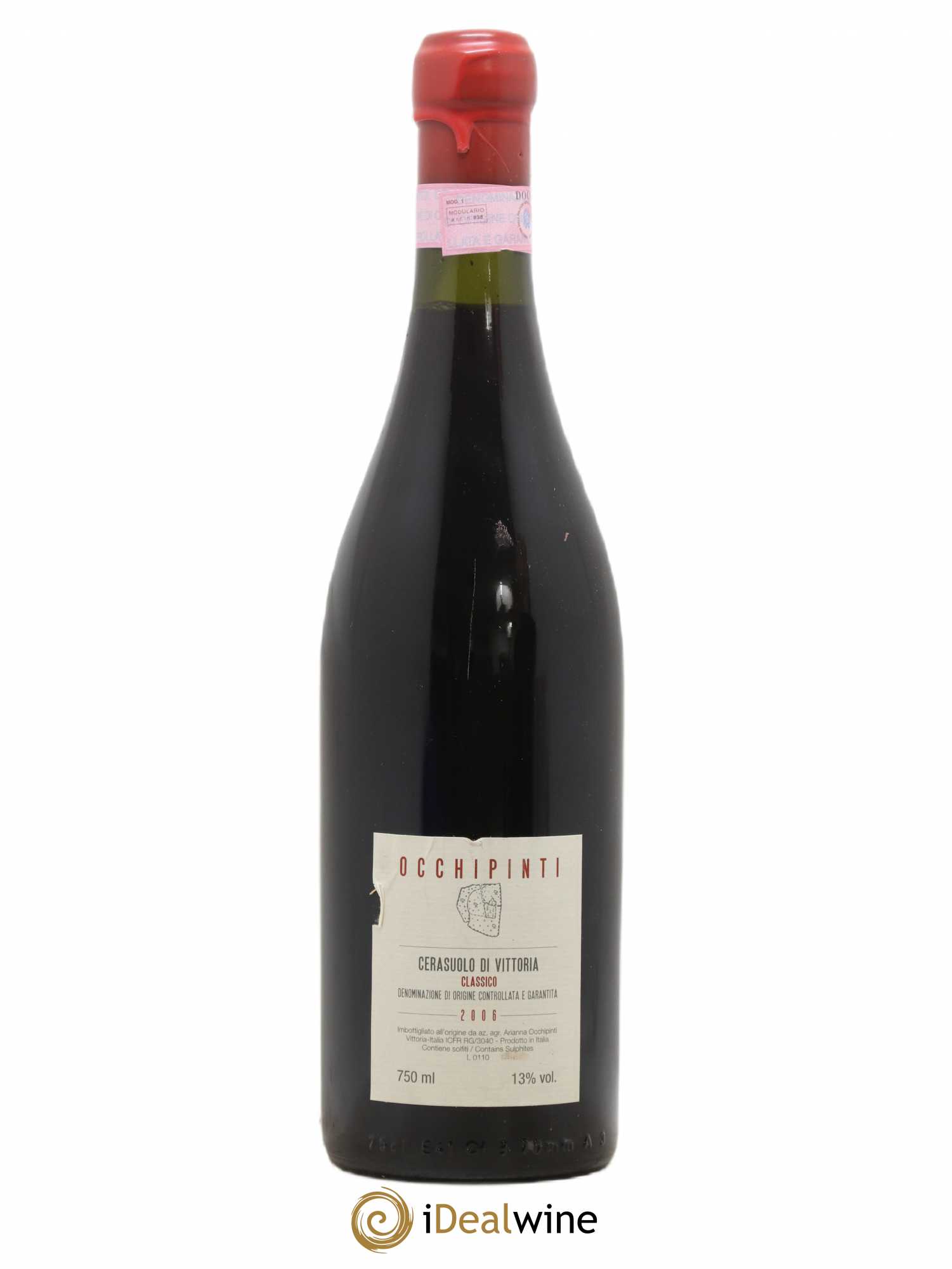 Cerasuolo di Vittoria Classico DOCG Grotte Alte Azienda Agricola Arianna Occhipinti 2006 - Lot de 1 bouteille - 1