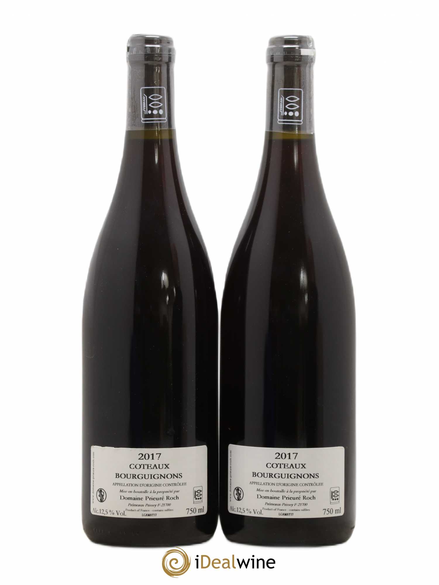Coteaux Bourguignons Prieuré Roch Gamay 2017 - Lot de 2 bouteilles - 1