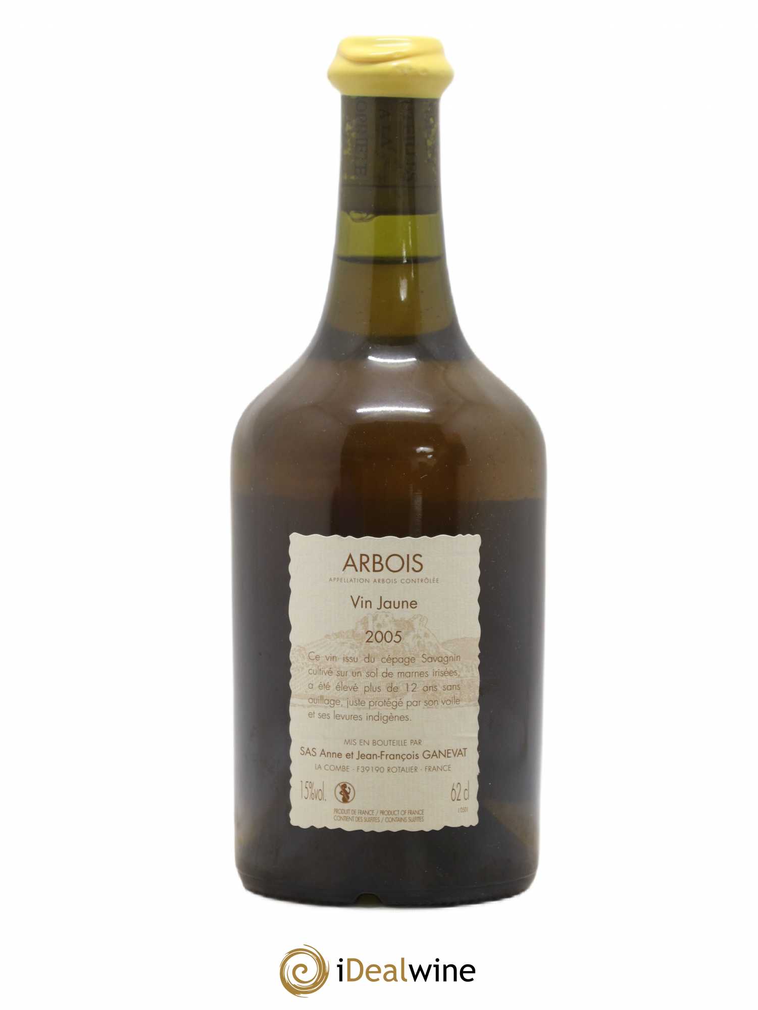Arbois Vin Jaune Anne et Jean François Ganevat 2005 - Lot de 1 bouteille - 1