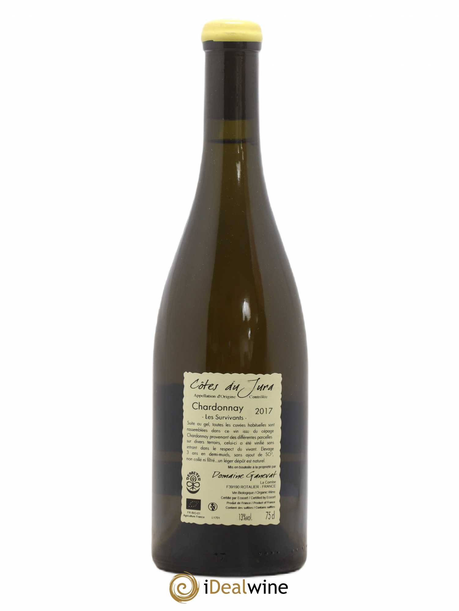 Côtes du Jura Les Survivants Jean-François Ganevat (Domaine) 2017 - Lot de 1 bouteille - 1