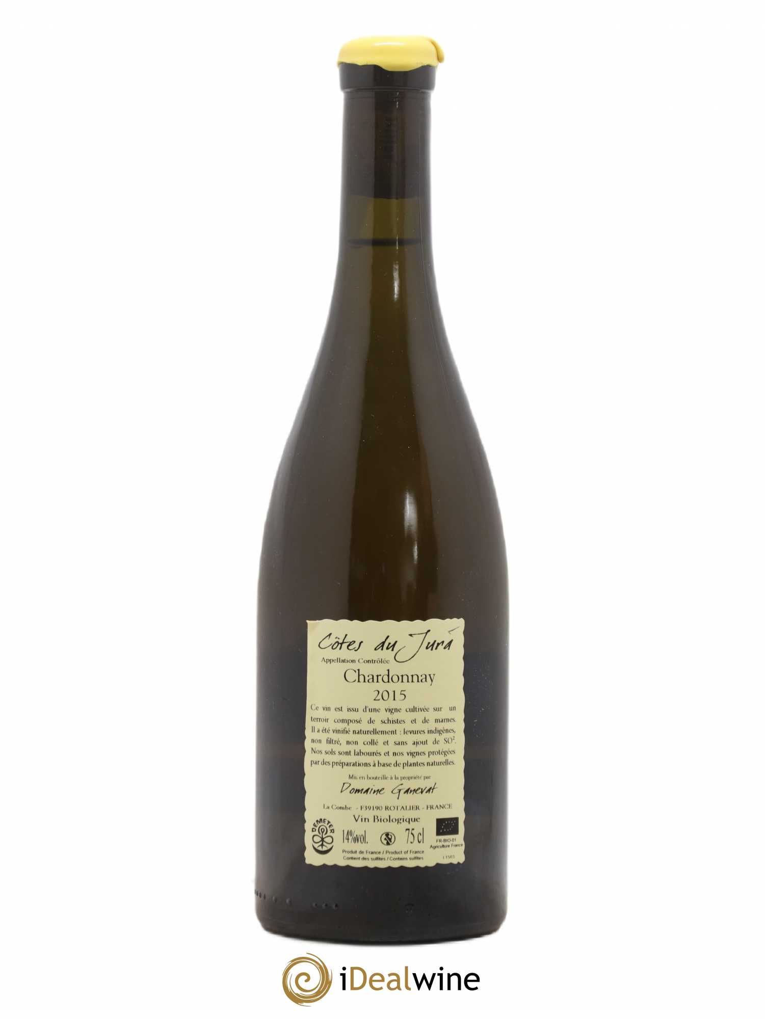 Côtes du Jura Grusse en Billat Jean-François Ganevat (Domaine) 2015 - Lot de 1 bouteille - 1