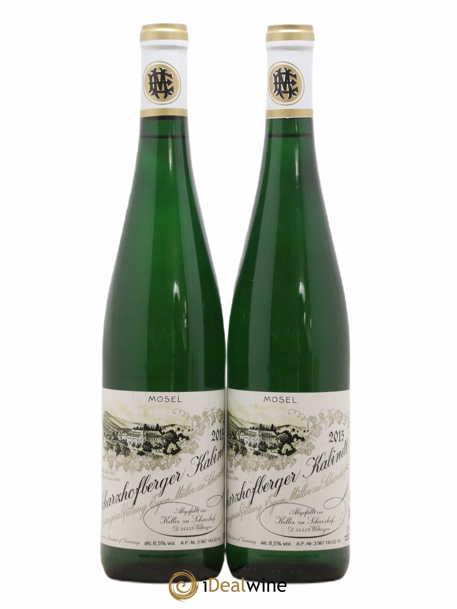 Riesling Scharzhofberger Kabinett Egon Muller 2015 - Lot de 2 bouteilles - 0