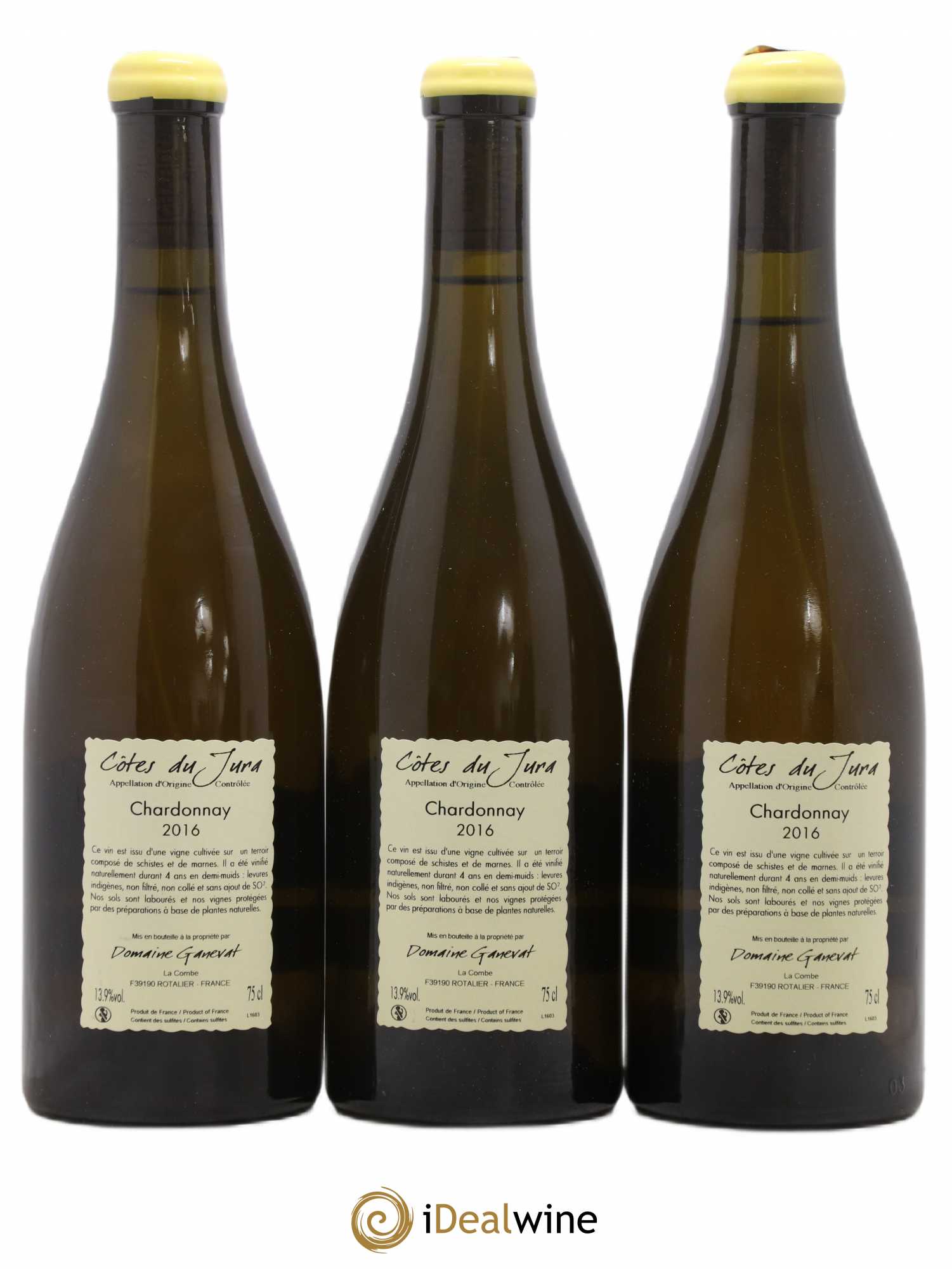 Côtes du Jura Grusse en Billat Jean-François Ganevat (Domaine) 2016 - Lot de 3 bouteilles - 1
