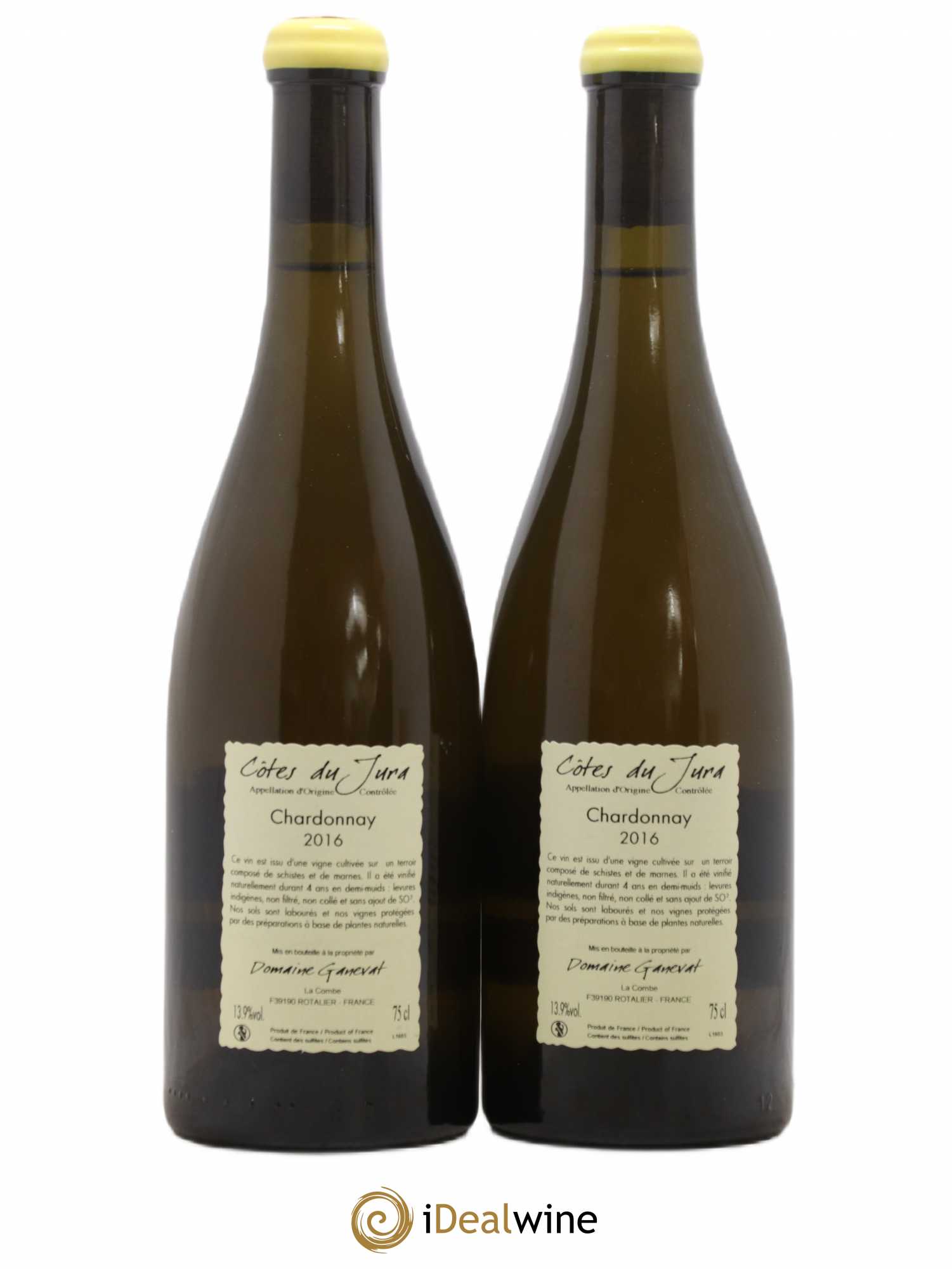 Côtes du Jura Grusse en Billat Jean-François Ganevat (Domaine) 2016 - Lot de 2 bouteilles - 1