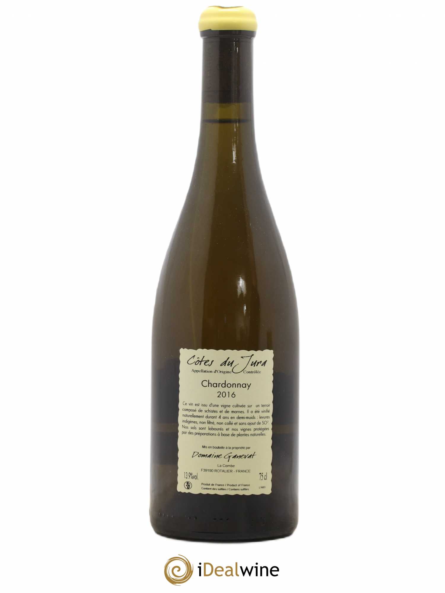 Côtes du Jura Grusse en Billat Jean-François Ganevat (Domaine) 2016 - Lot de 1 bouteille - 1
