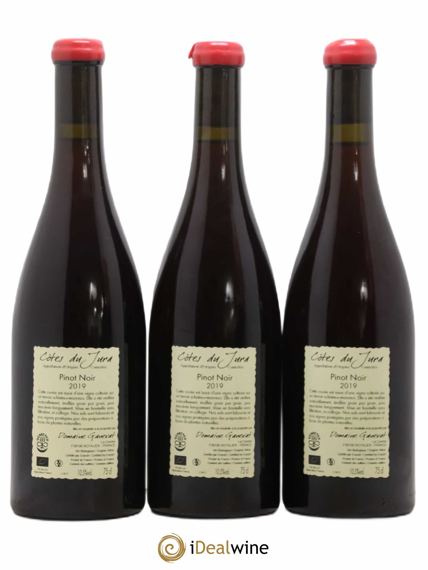 Côtes du Jura Julien En Billat Jean-François Ganevat (Domaine) 2019 - Lot de 3 bouteilles - 1