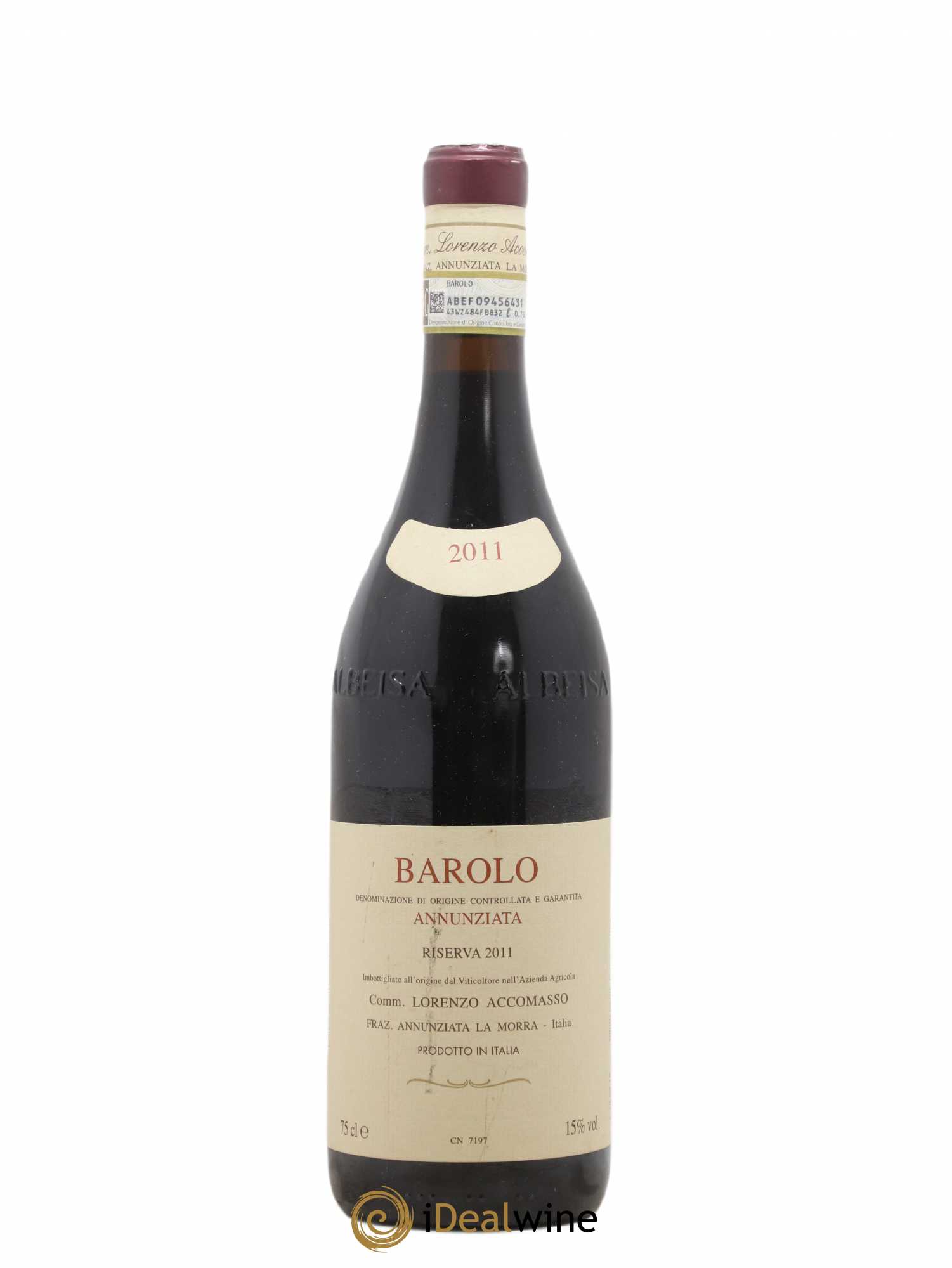 Barolo DOCG Annunziata Riserva Lorenzo Accomasso 2011 - Lot de 1 bouteille - 0