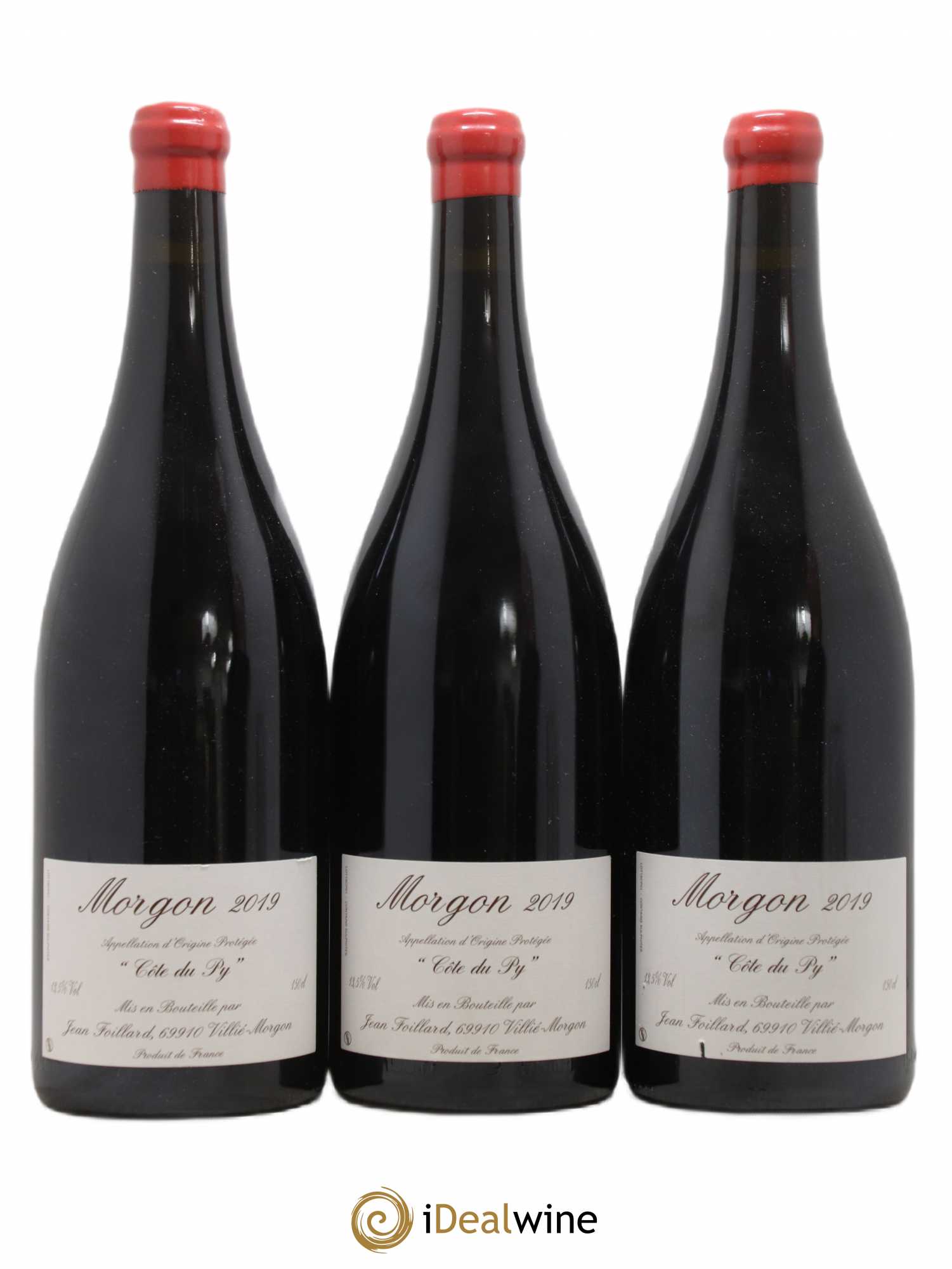 Morgon Côte du Py Jean Foillard 2019 - Lot de 3 magnums - 0
