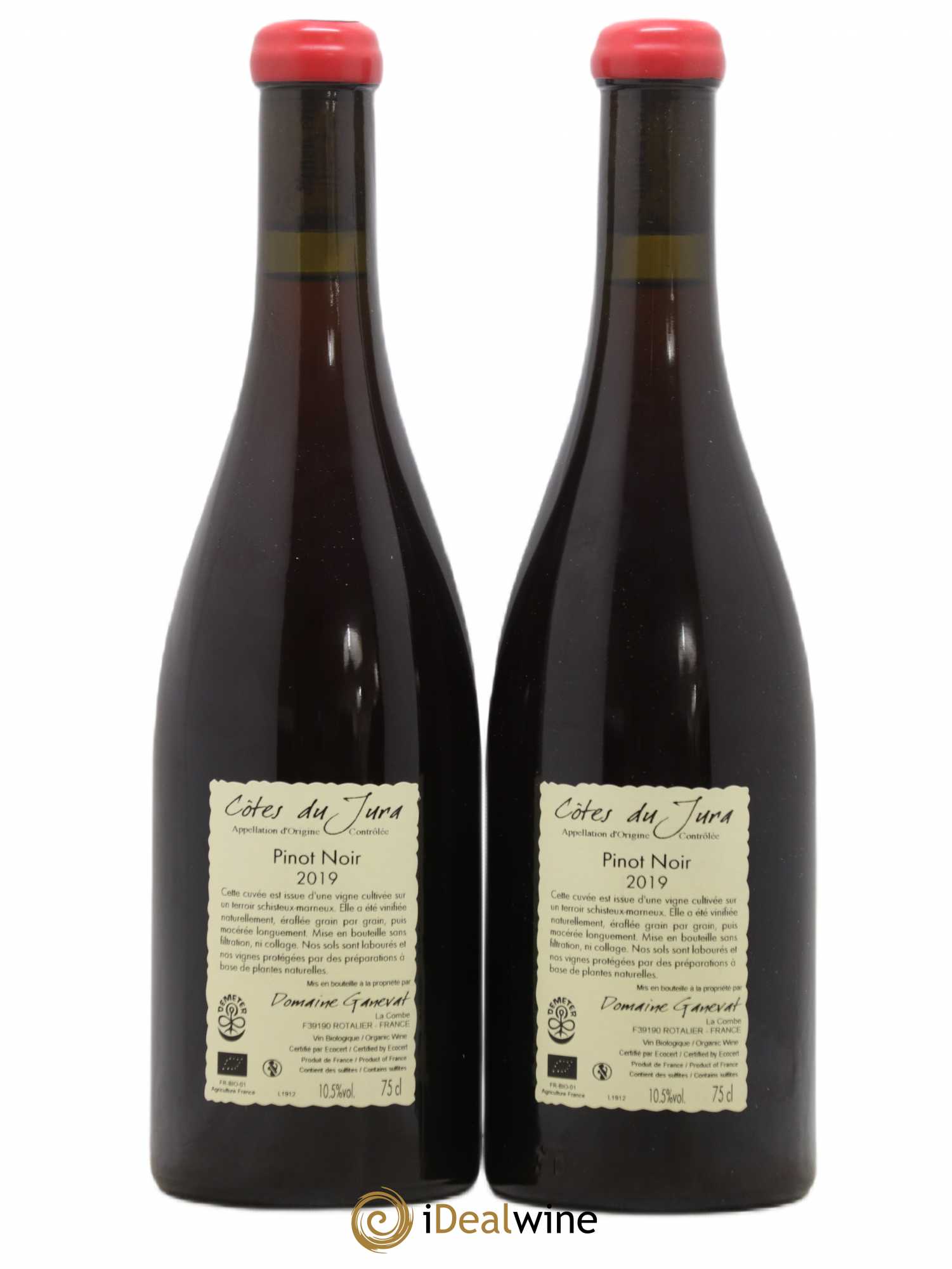 Côtes du Jura Julien En Billat Jean-François Ganevat (Domaine) 2019 - Lot de 2 bouteilles - 1