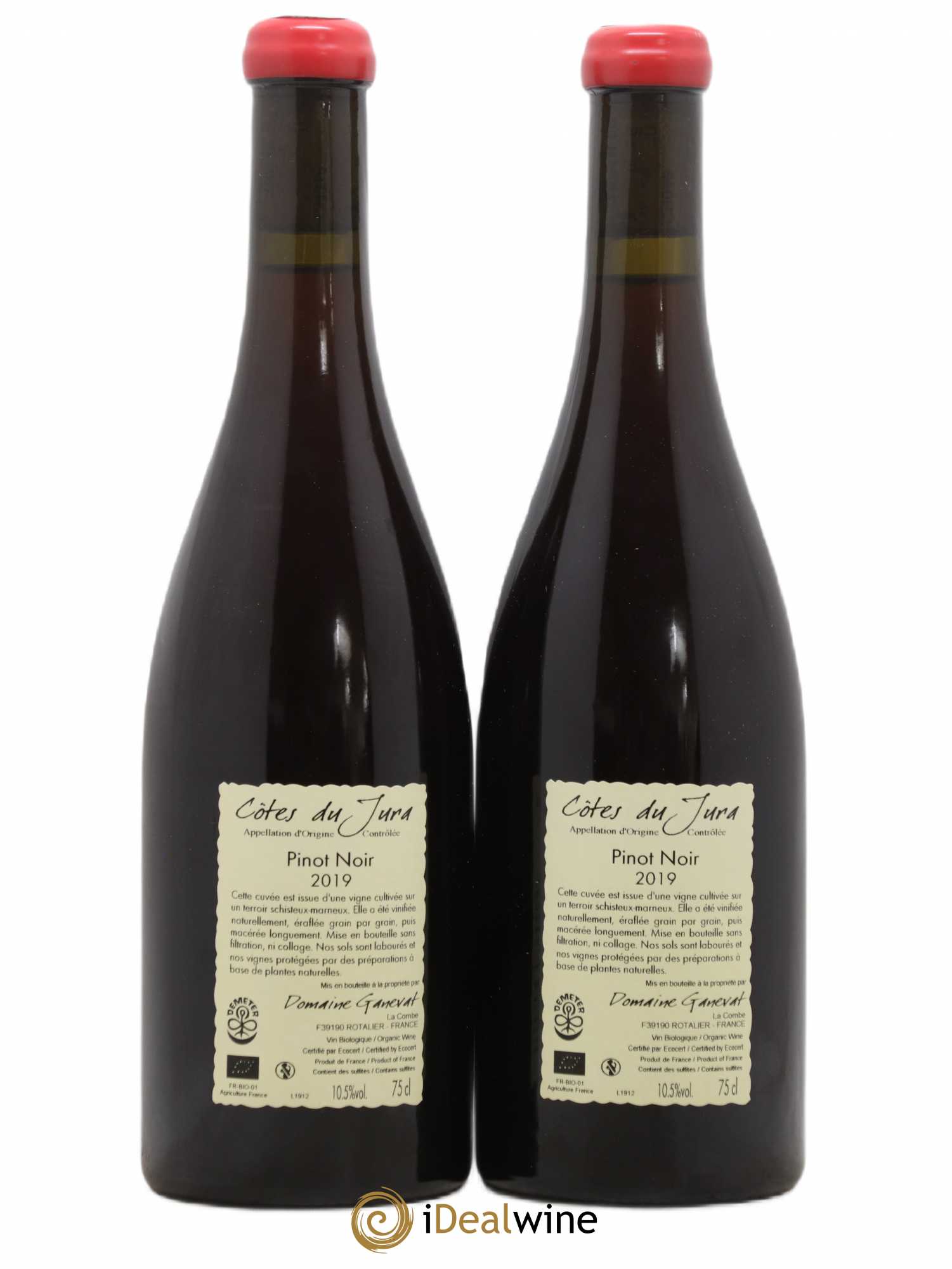 Côtes du Jura Julien En Billat Jean-François Ganevat (Domaine) 2019 - Lot de 2 bouteilles - 1