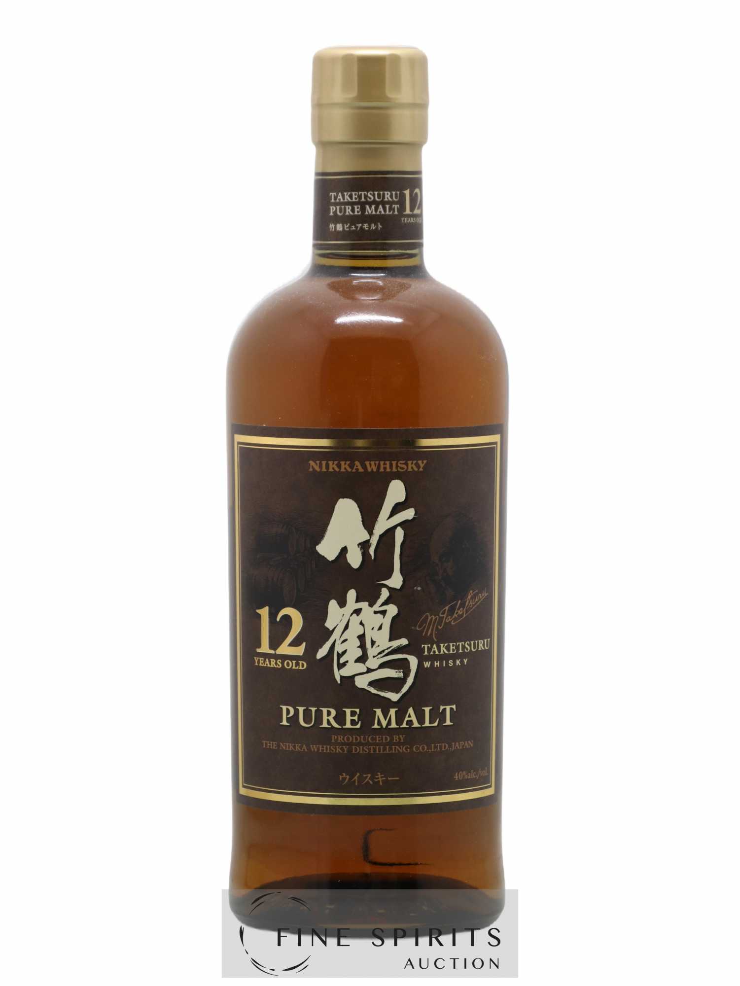 Taketsuru 12 years Of. Pure Malt Nikka Whisky - Lot de 1 bouteille - 0