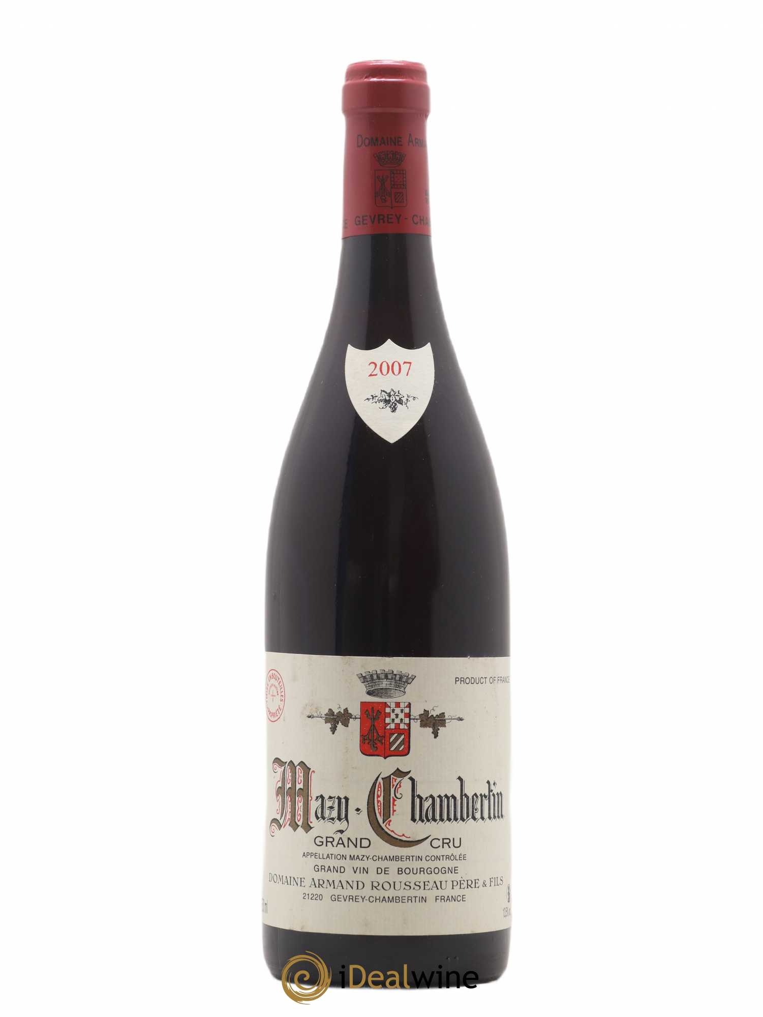 Mazis-Chambertin Grand Cru Armand Rousseau (Domaine) 2007 - Lot de 1 bouteille - 0