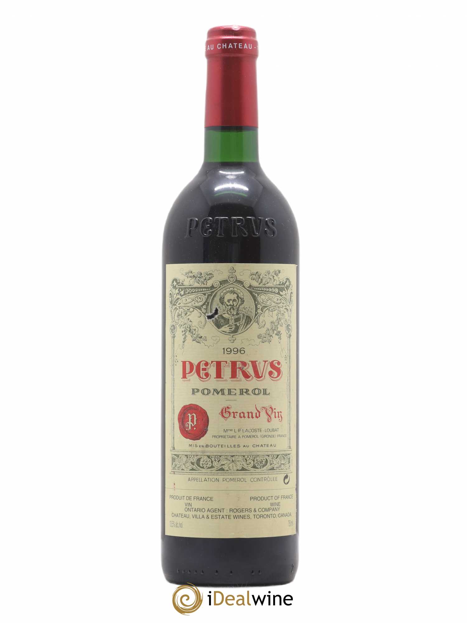 Petrus 1996 - Lot de 1 bouteille - 0