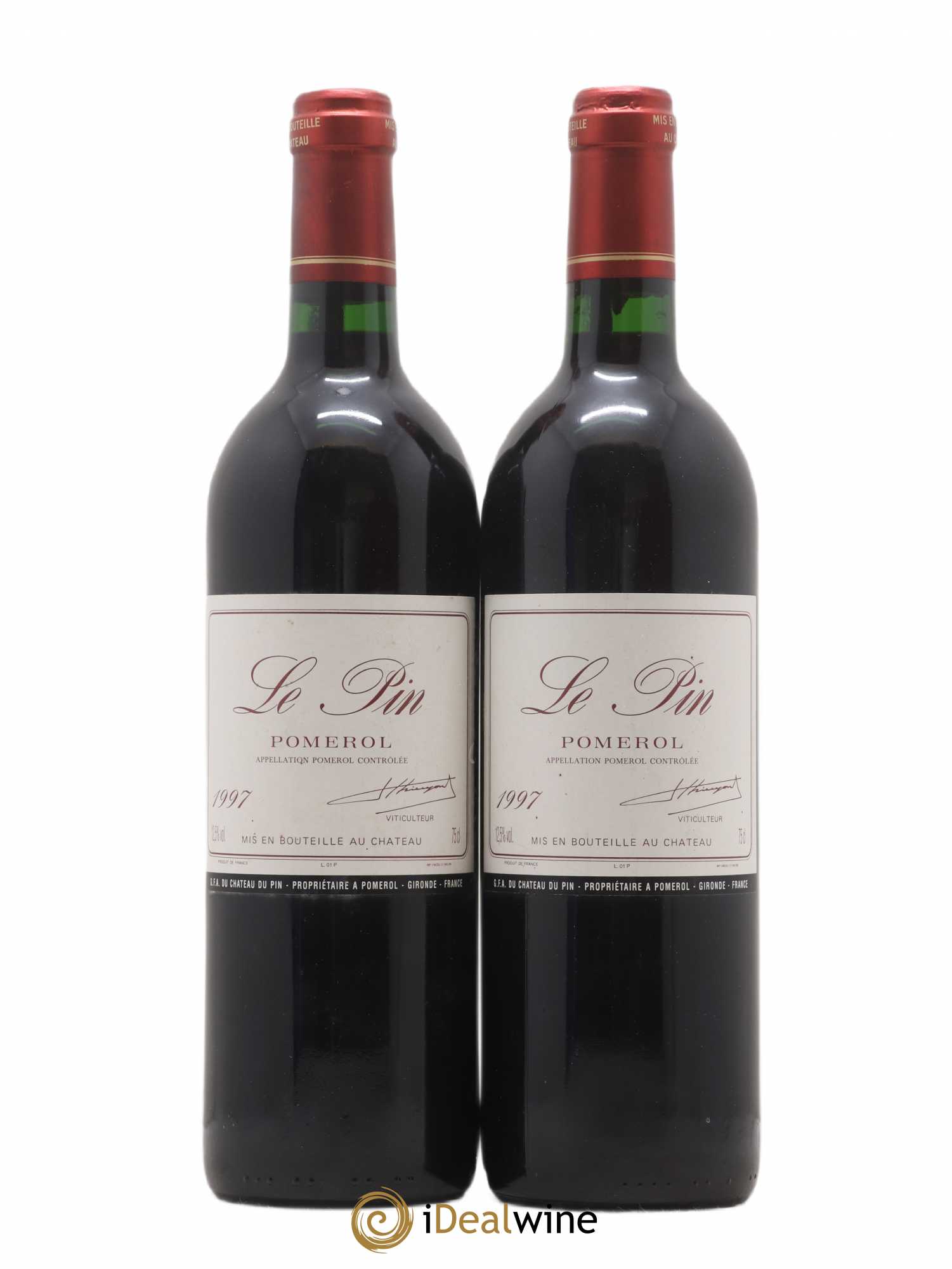 Château Le Pin 1997 - Lot de 2 bouteilles - 0
