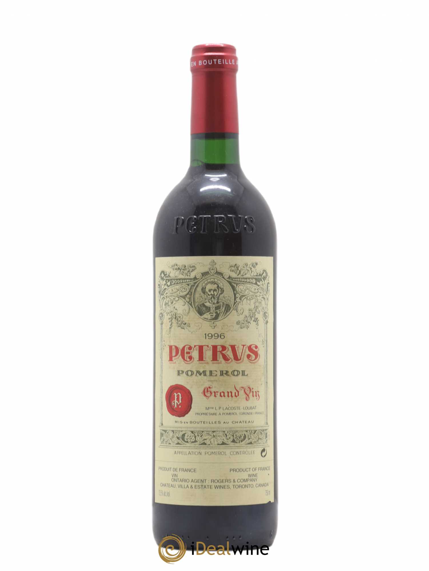 Petrus 1996 - Lot de 1 bouteille - 0