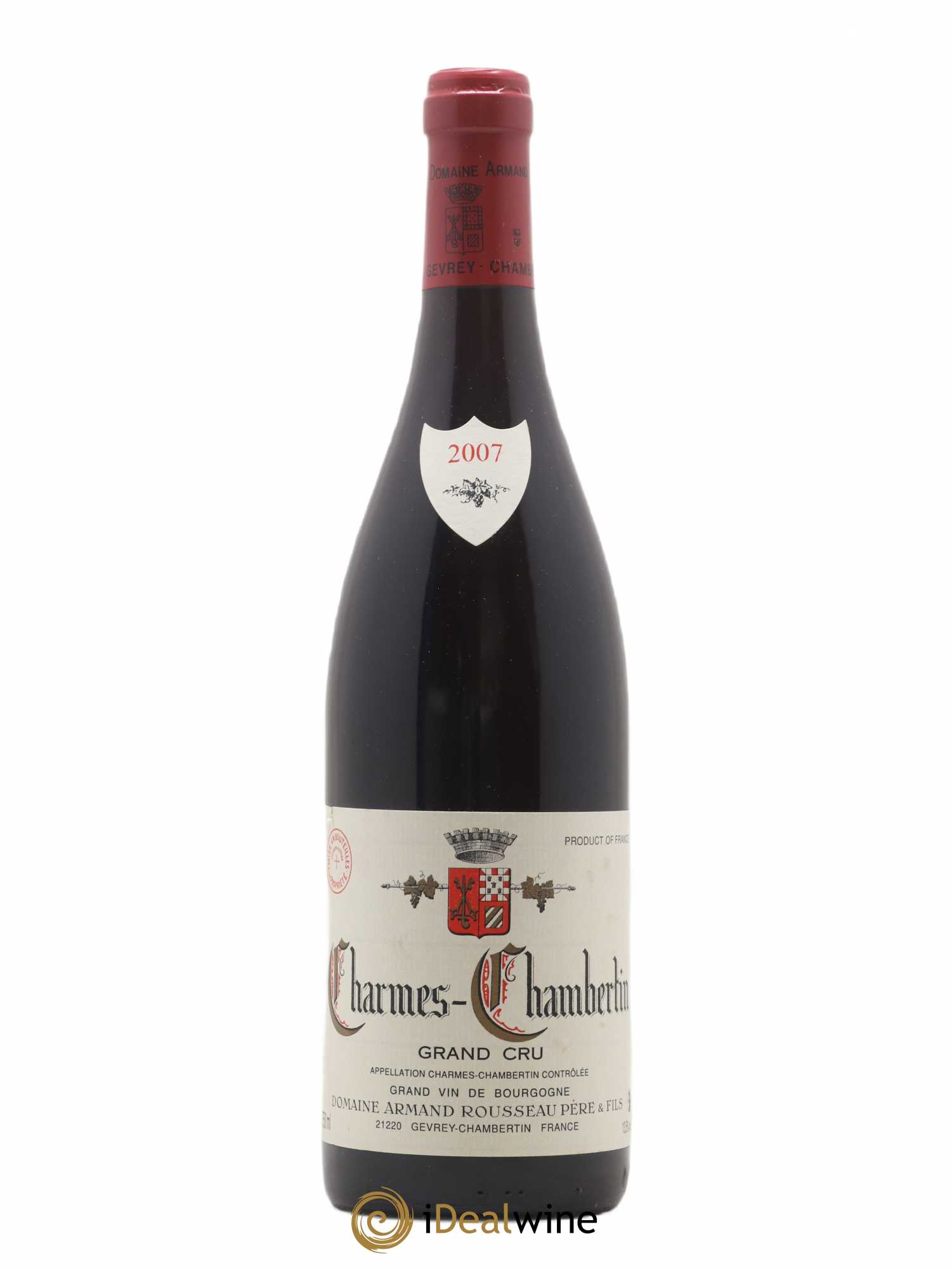 Charmes-Chambertin Grand Cru Armand Rousseau (Domaine) 2007 - Lot de 1 bouteille - 0