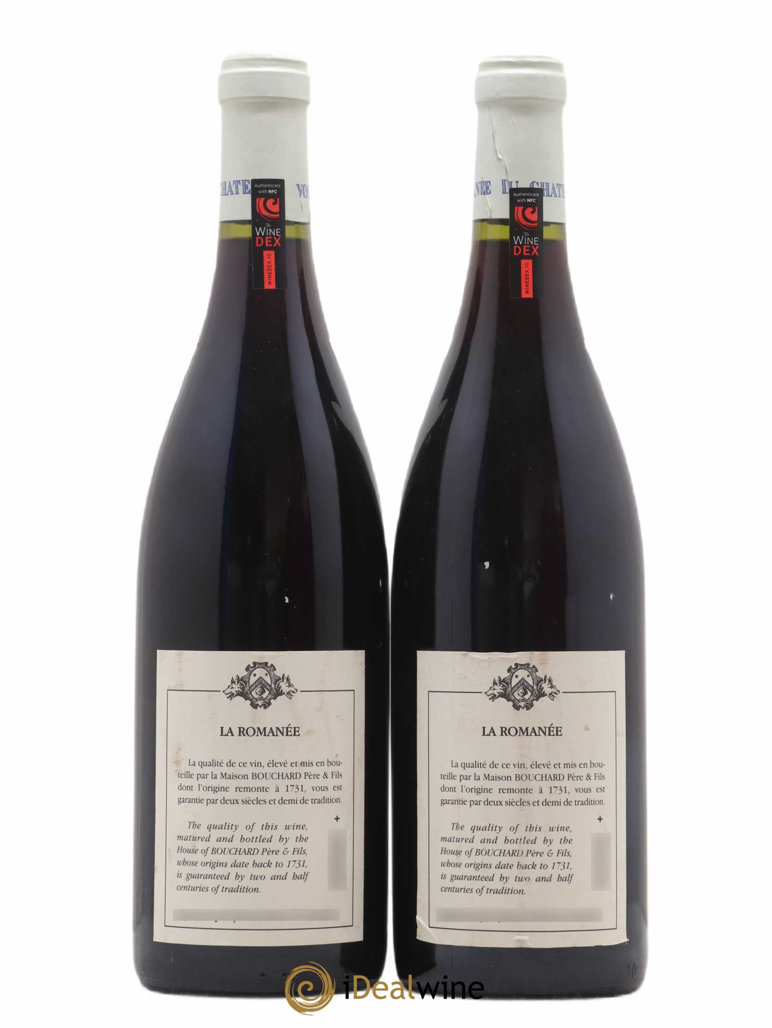 La Romanée Grand Cru Comte Liger-Belair (Domaine du) Bouchard Père et Fils 1995 - Lot de 2 bouteilles - 1