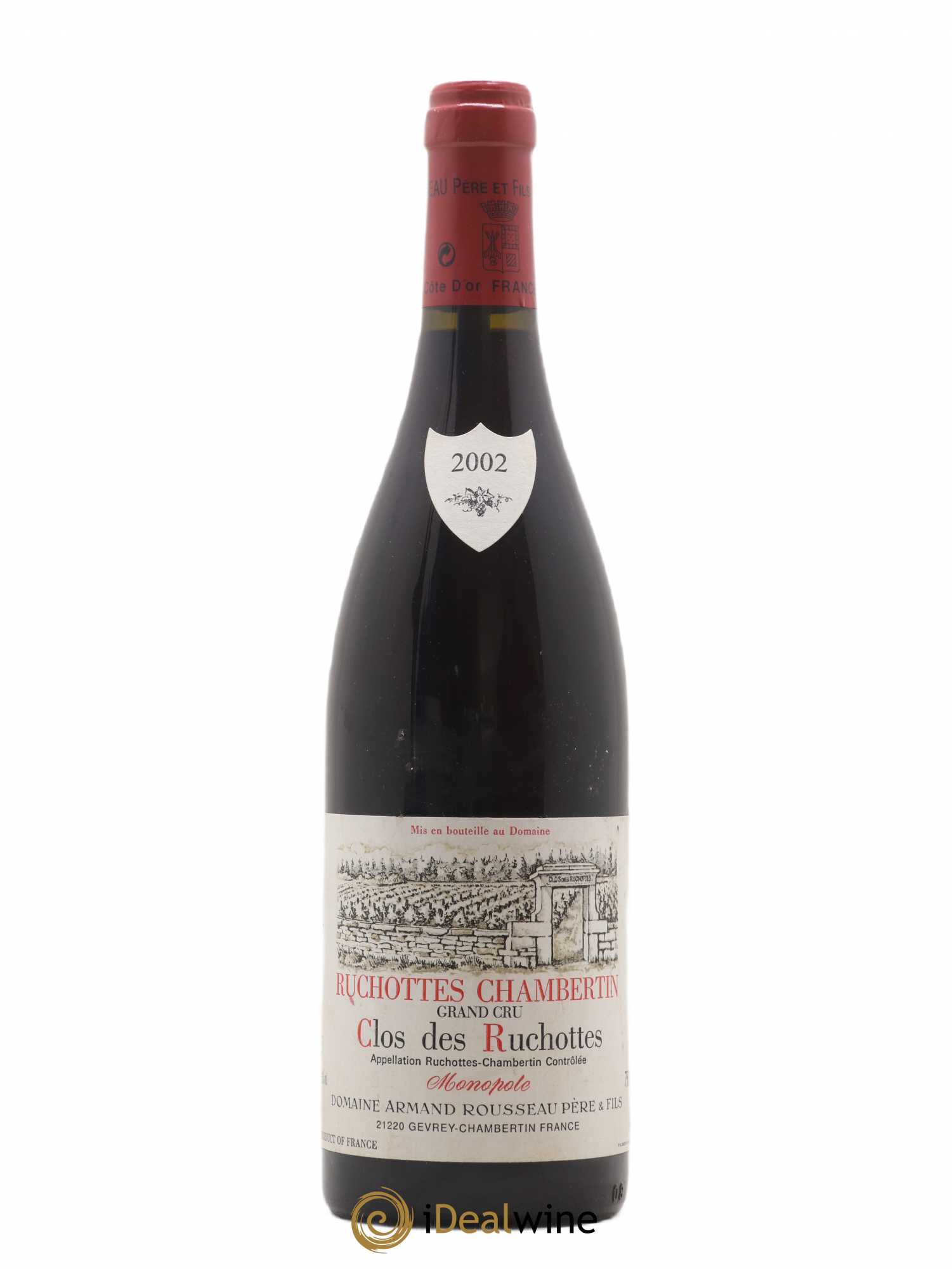 Ruchottes-Chambertin Grand Cru Clos des Ruchottes Armand Rousseau (Domaine) 2002 - Lot of 1 bottle - 0