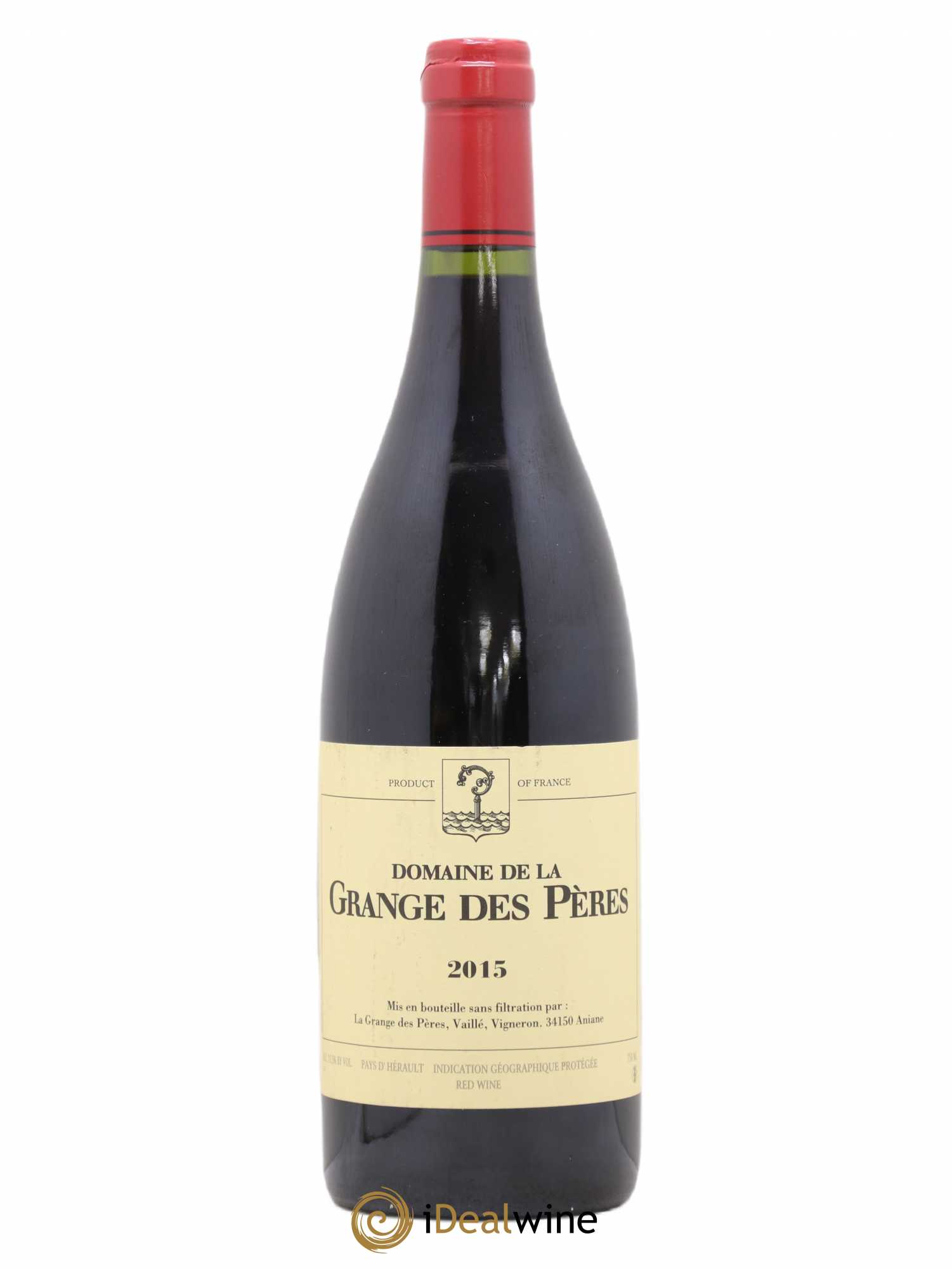 Pays d'Hérault Grange des Pères Laurent Vaillé 2015 - Lot de 1 bouteille - 0